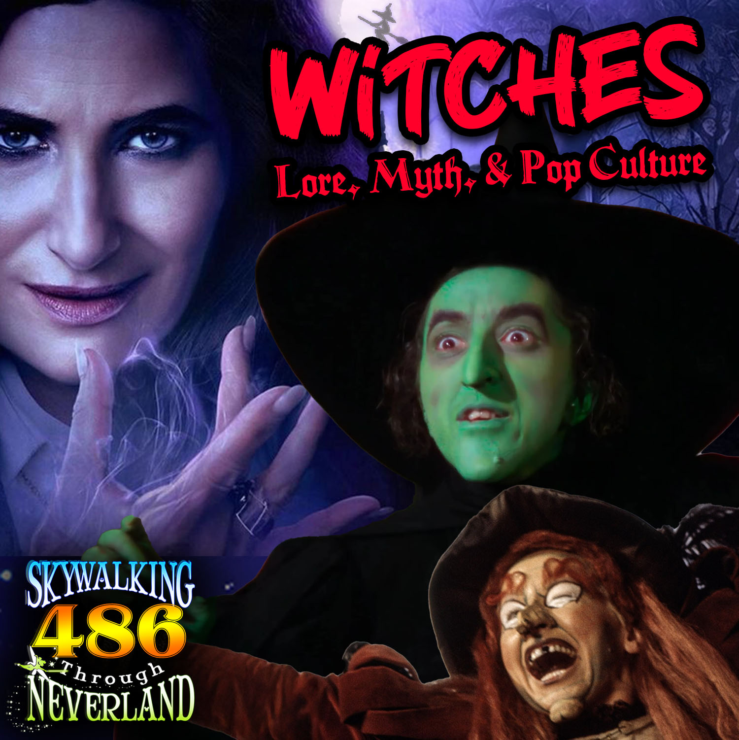 cover of episode 486: WITCHES - Lore, Myth & Pop Culture