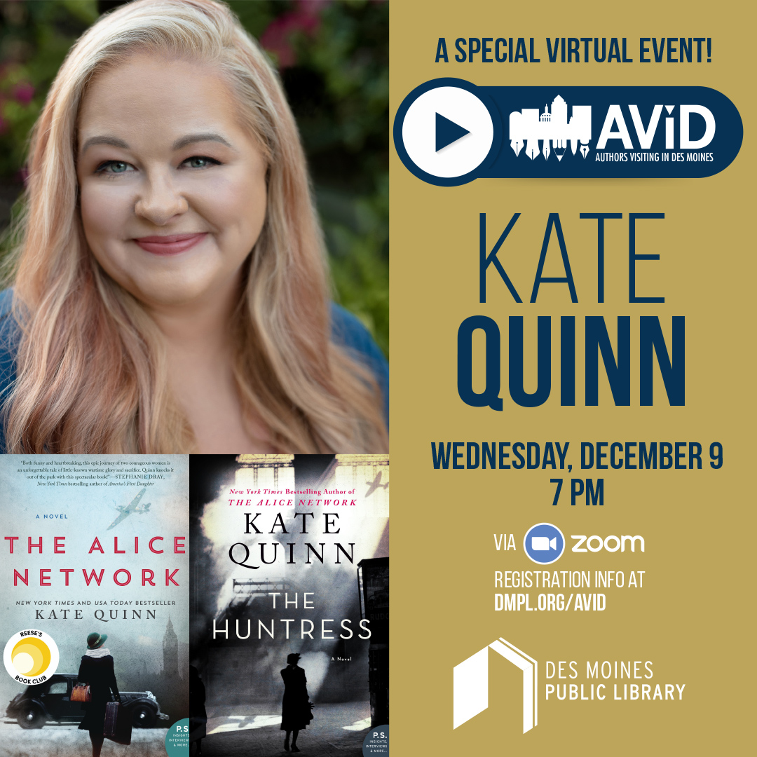 DMPL AViD Podcast: 7 Questions with Kate Quinn