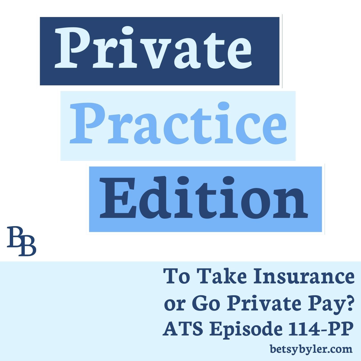 To Take Insurance or Private Pay Only?