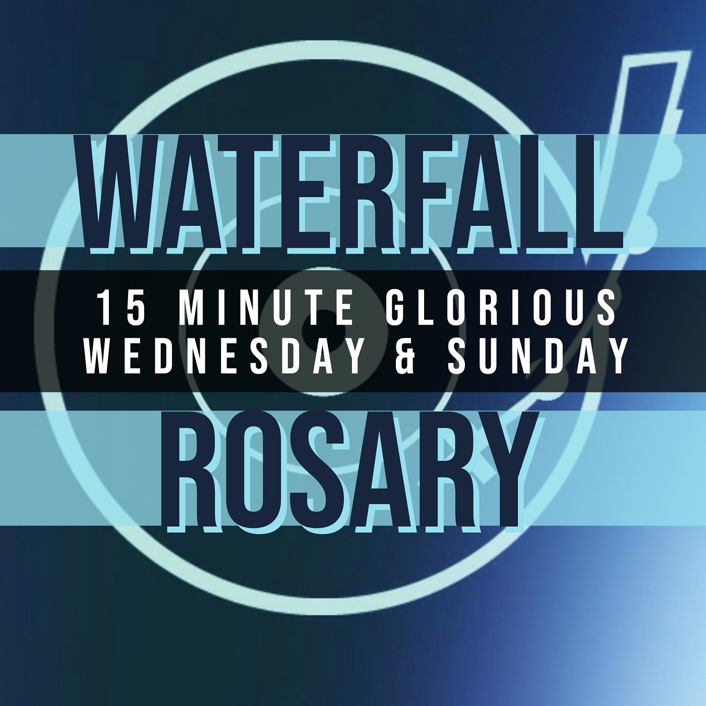 15 Minute Rosary - 3 - Glorious - Wednesday & Sunday - WATERFALL