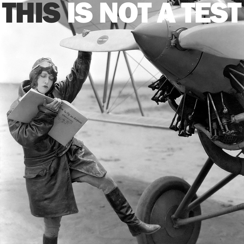 THIS IS NOT A TEST