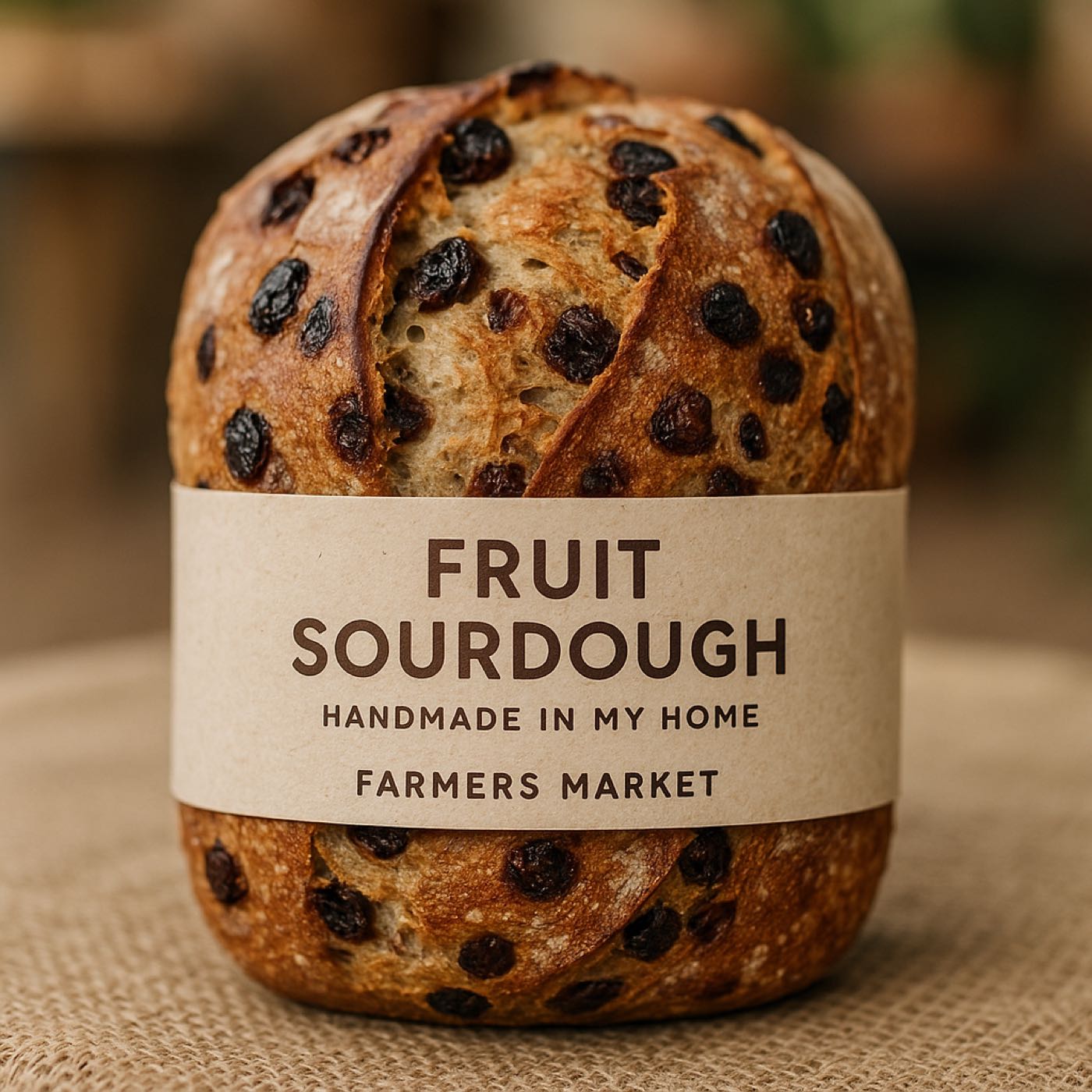 791. Sourdough With Fruit Inclusions at a Farmer's Market From a Home Processor in NY