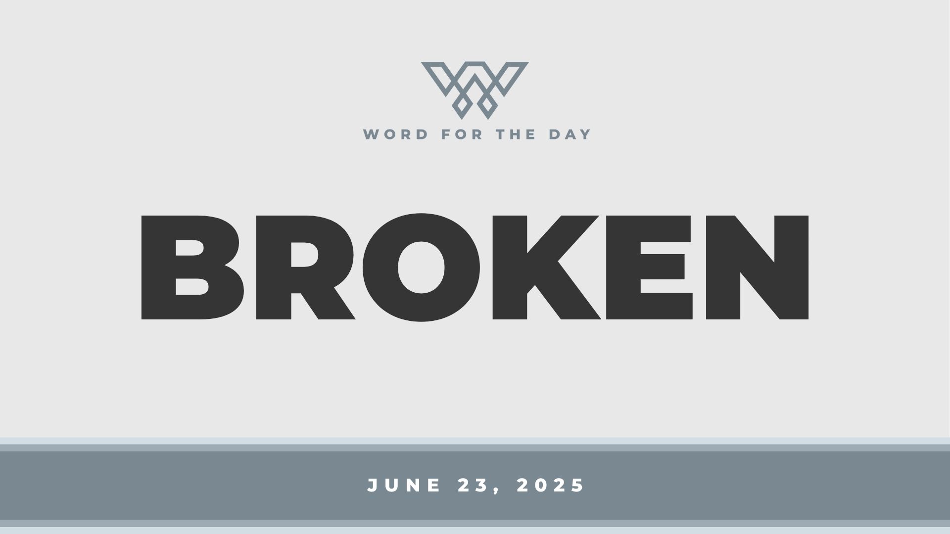 Broken
