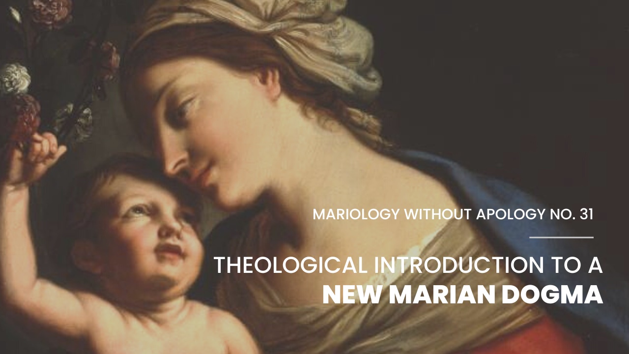 Mariology Without Apology No. 32- Theological Introduction to a New Marian Dogma