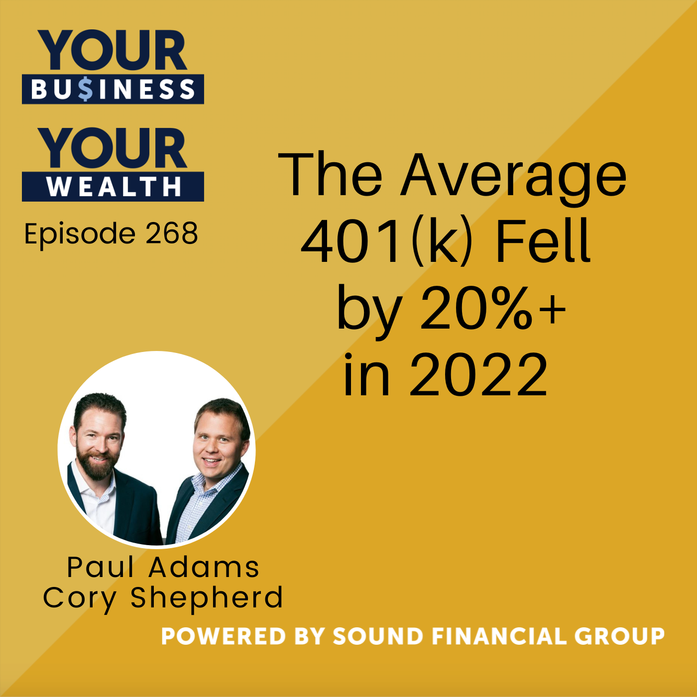 268 - The Average 401(k) Fell by 20%+ in 2022