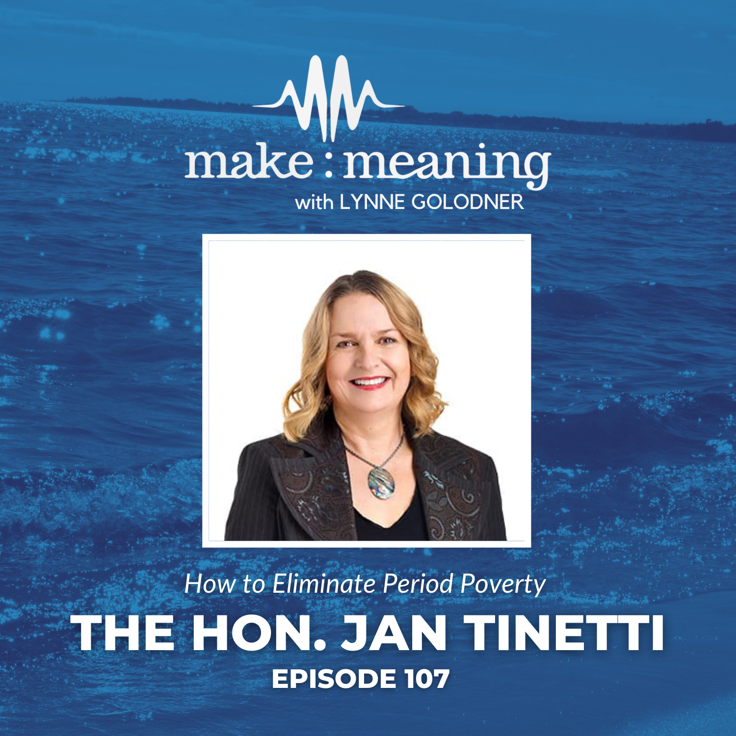 Episode 107 – The Hon. Jan Tinetti – How to eliminate period poverty