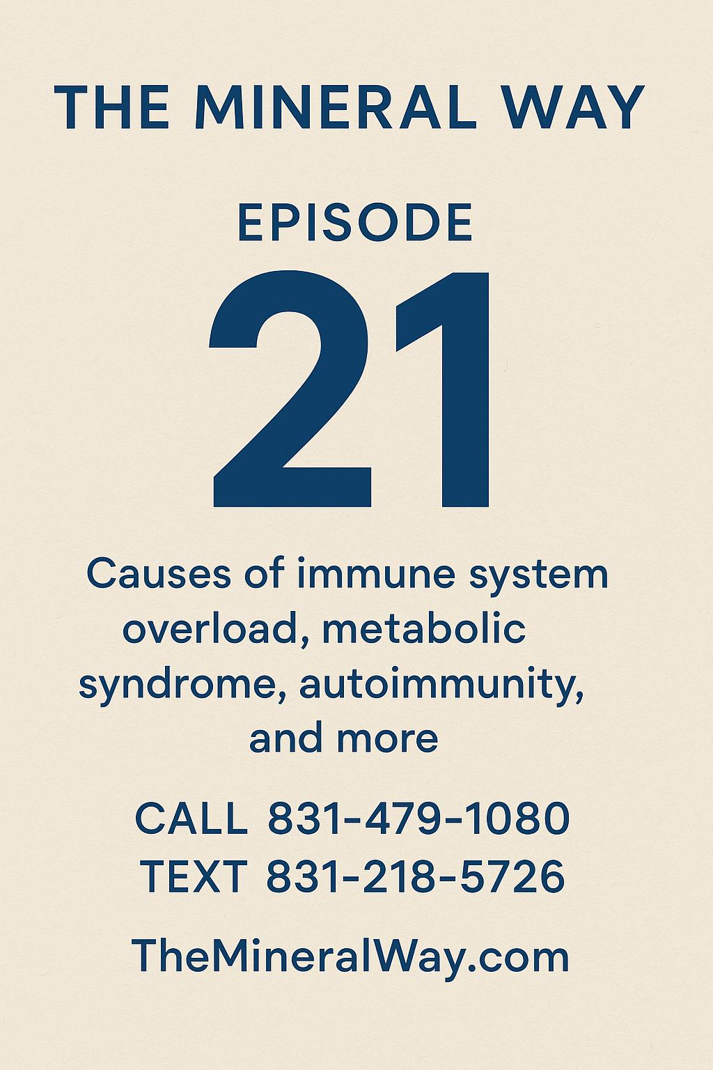 ep 21- What's Making Us Sick? Exploring Immune Stress, Toxins, and Aging
