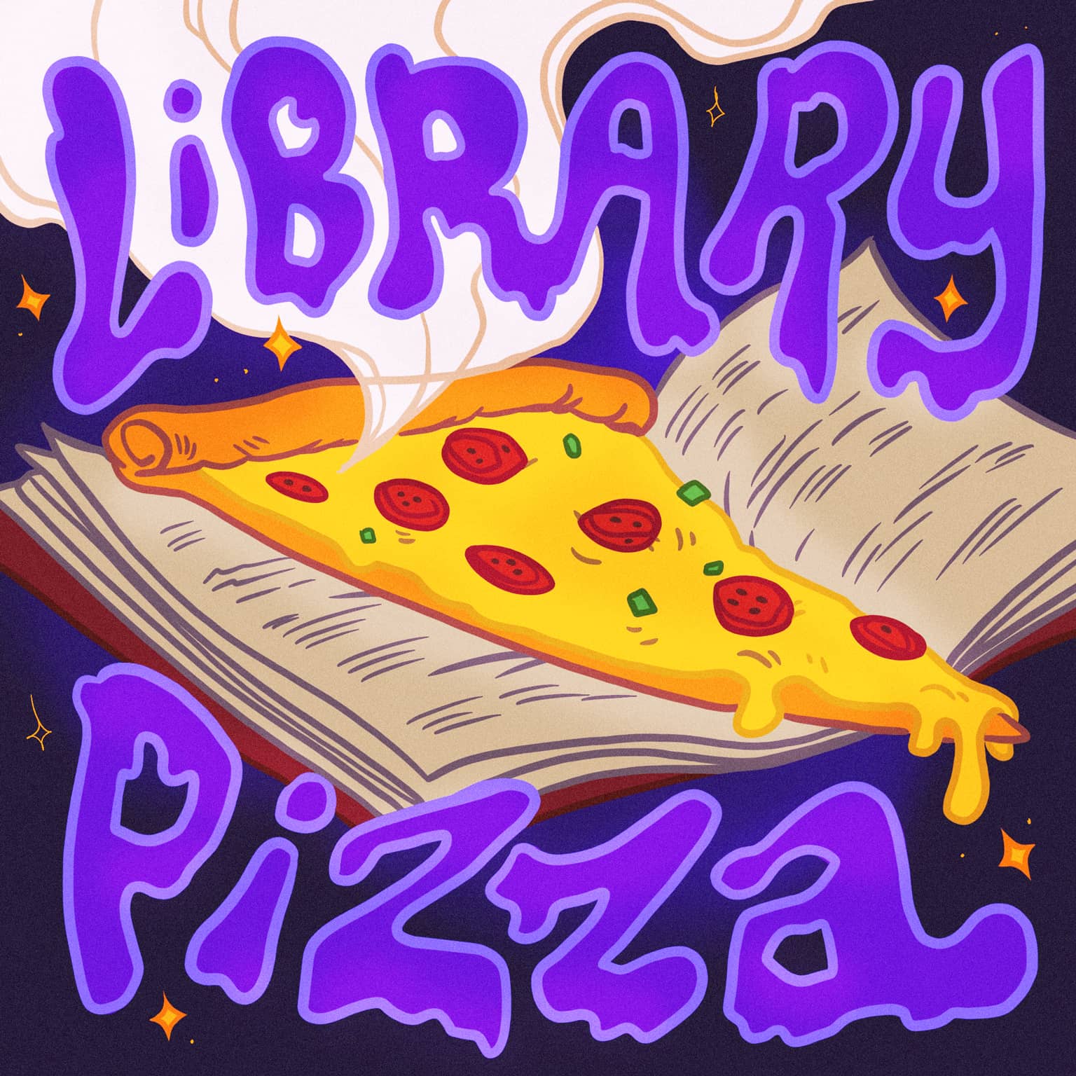Library Pizza Artwork