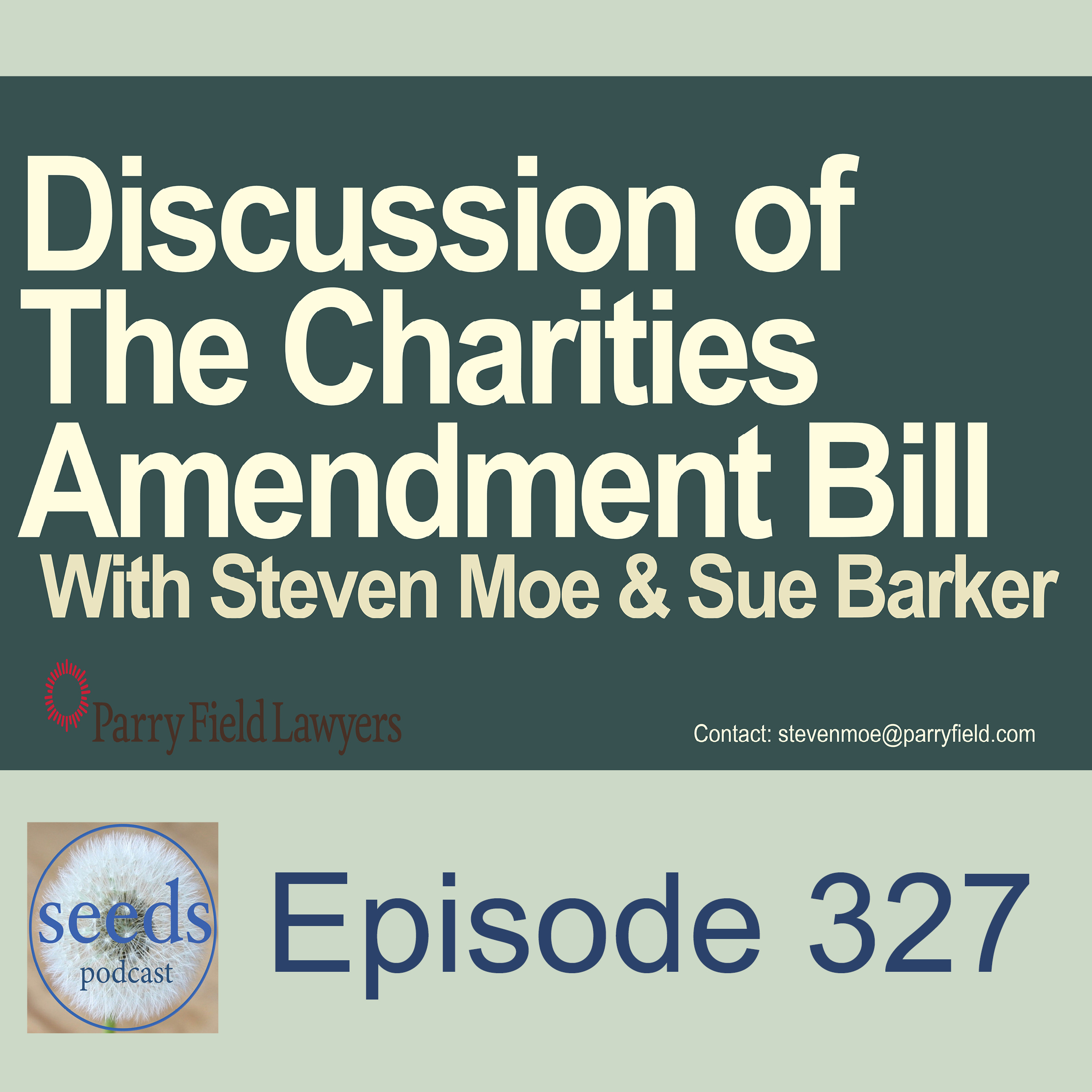 Charities and paradigm shifts - A Discussion with Sue Barker and Steven Moe