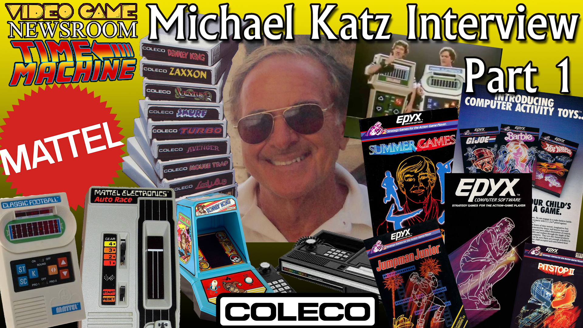 Video Game Newsroom Time Machine