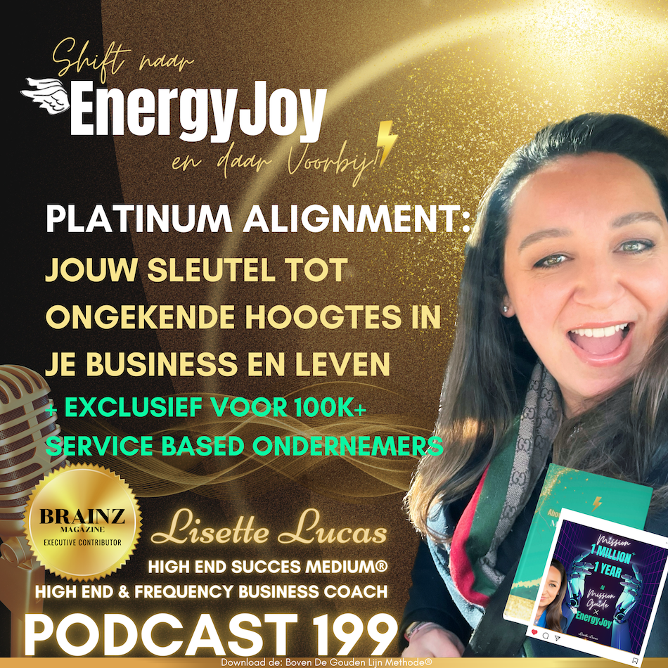 Lisette Lucas Podcast | Shift naar EnergyJoy & High Frequency Mastery