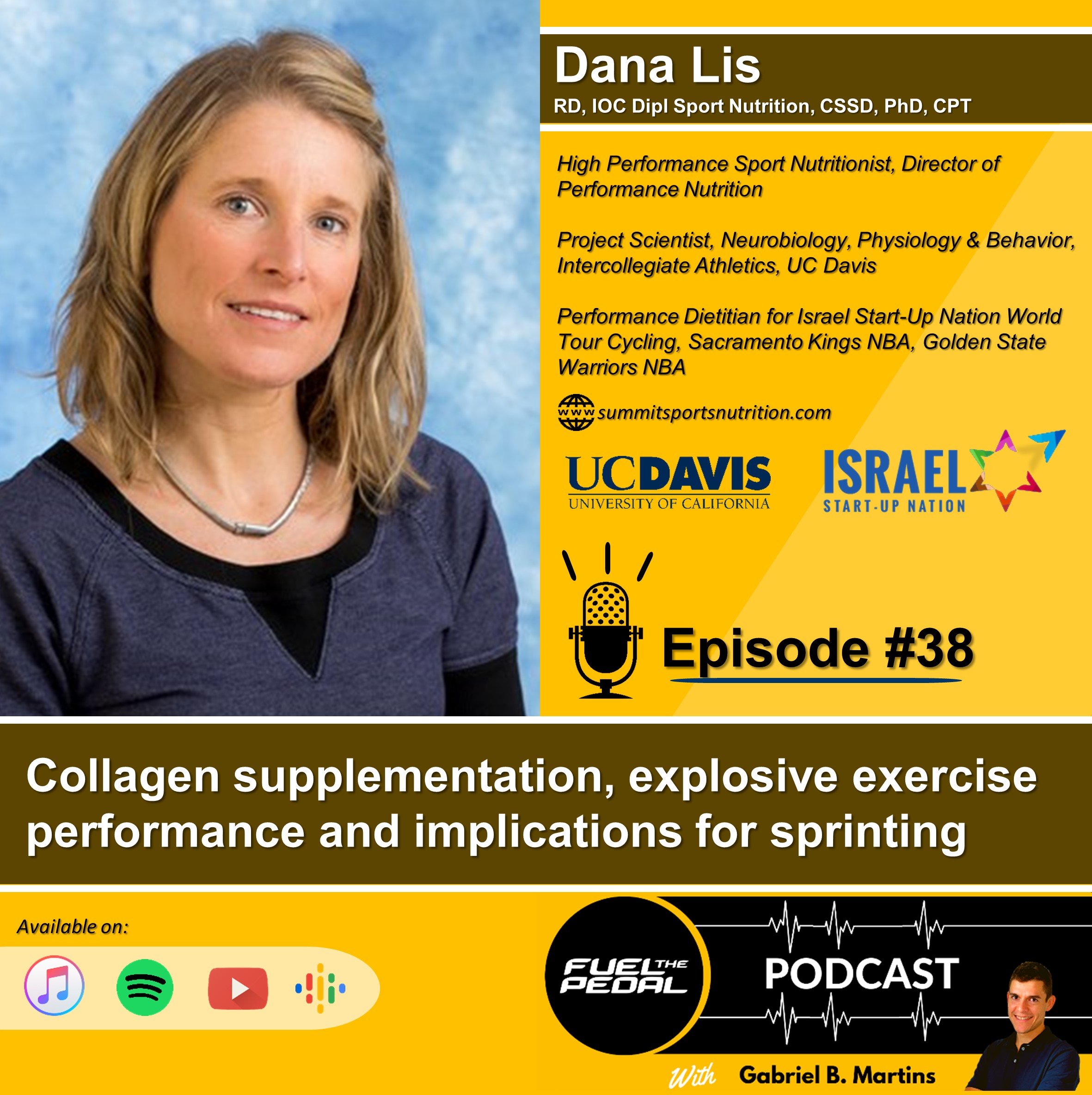 FTP #38: Dana Lis - Collagen supplementation, explosive exercise performance and implications for sprinting