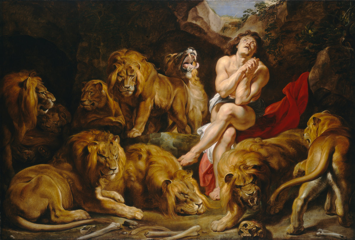 Daniel in the Lions’ Den by Sir Peter Paul Rubens