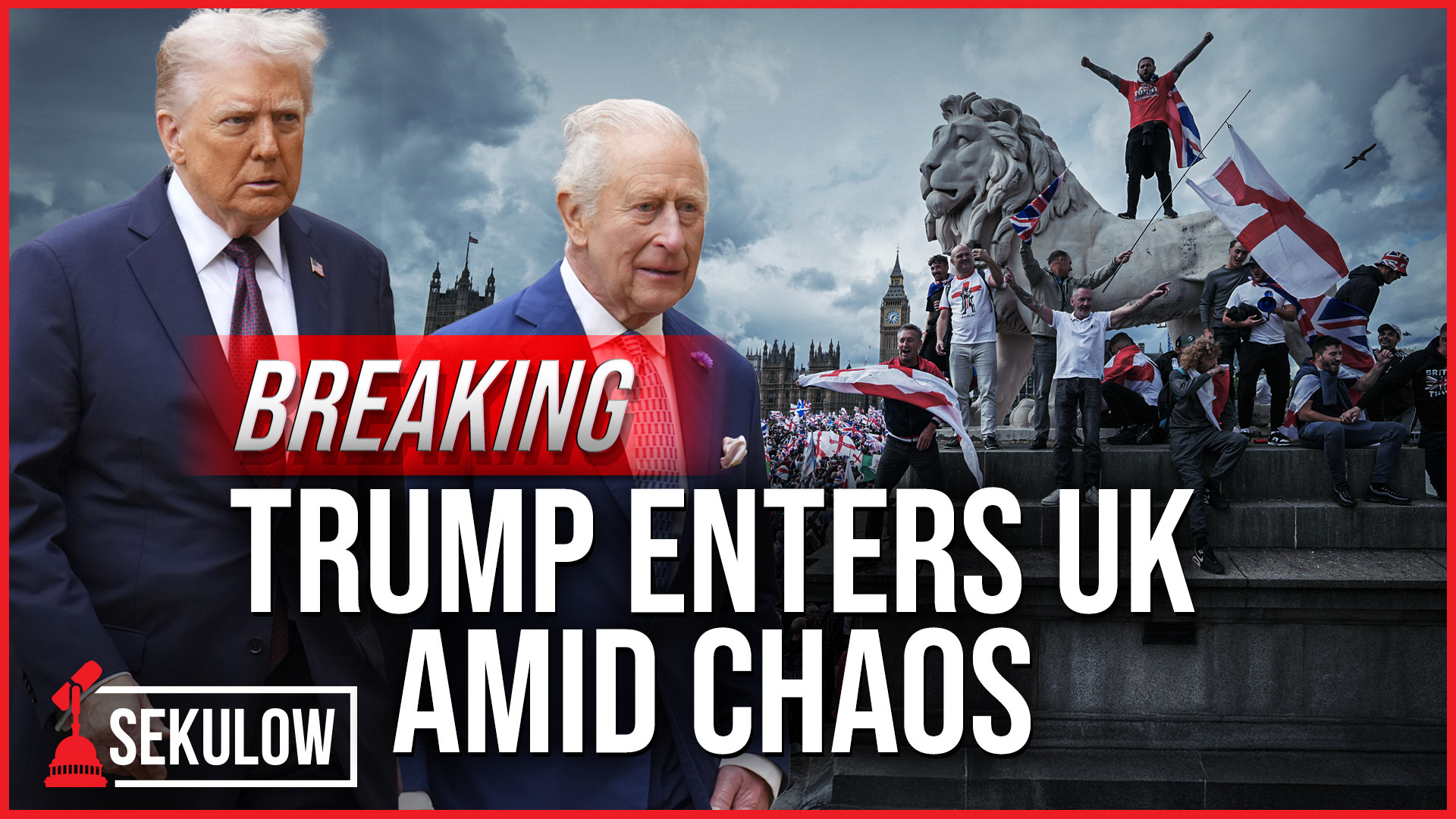 BREAKING: Trump Enters UK Amid Chaos