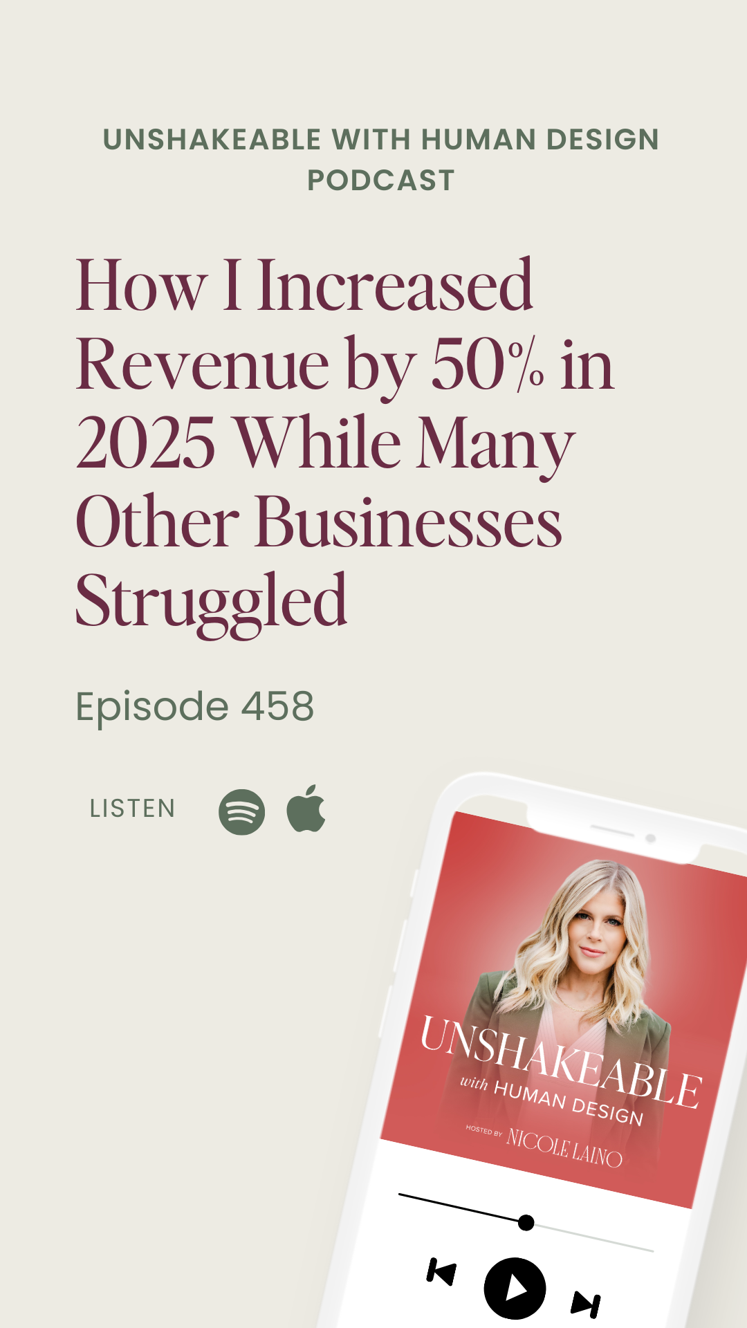 458: How I Increased Revenue by 50% in 2025 While Many Other Businesses Struggled