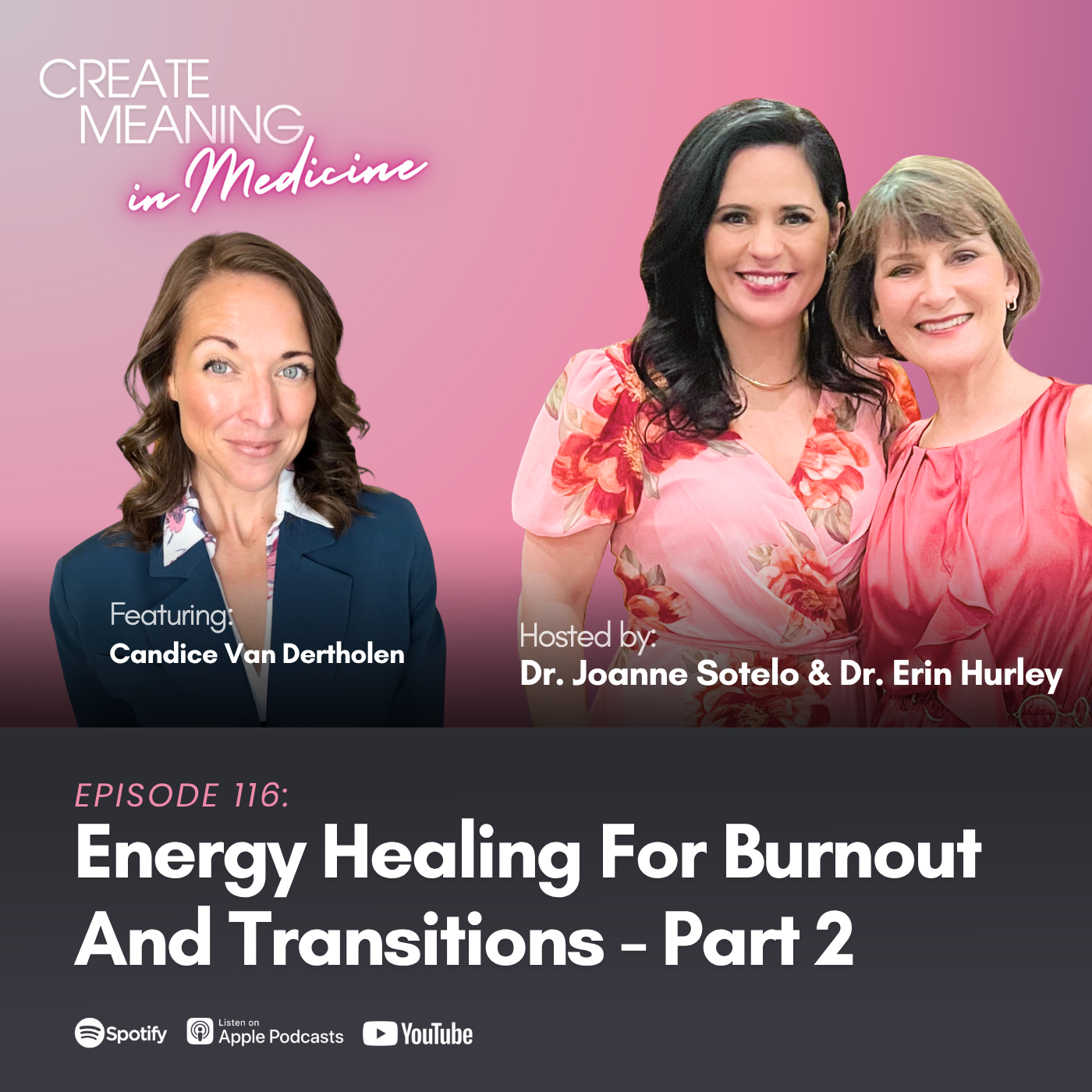 116. Energy Healing For Burnout And Transitions with Candice Van Dertholen Part 2 116. Energy Healing For Burnout And Transitions with Candice Van Dertholen Part 2