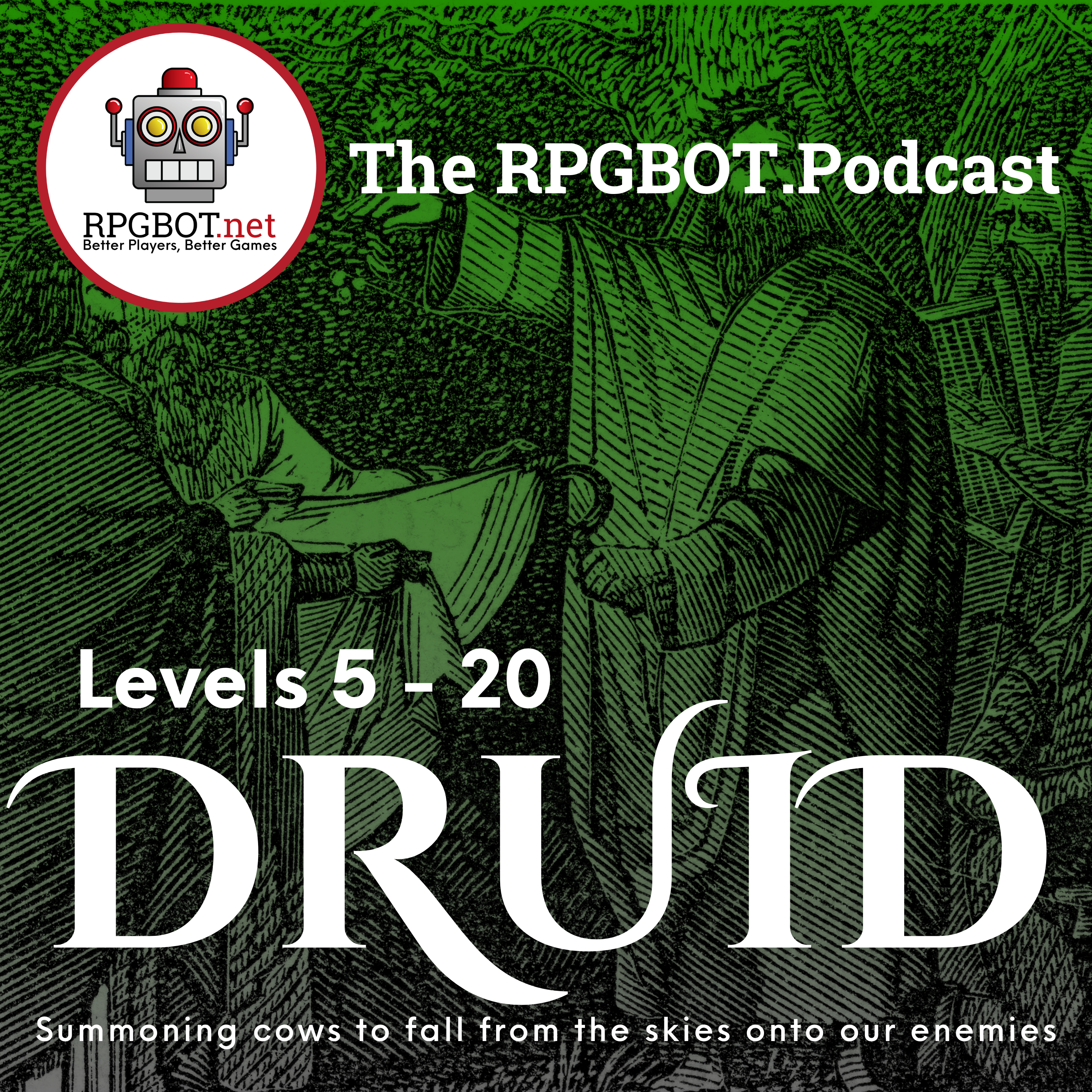 DRUID Levels 5 - 20: Summoning Cows to Fall from the Skies onto our Enemies