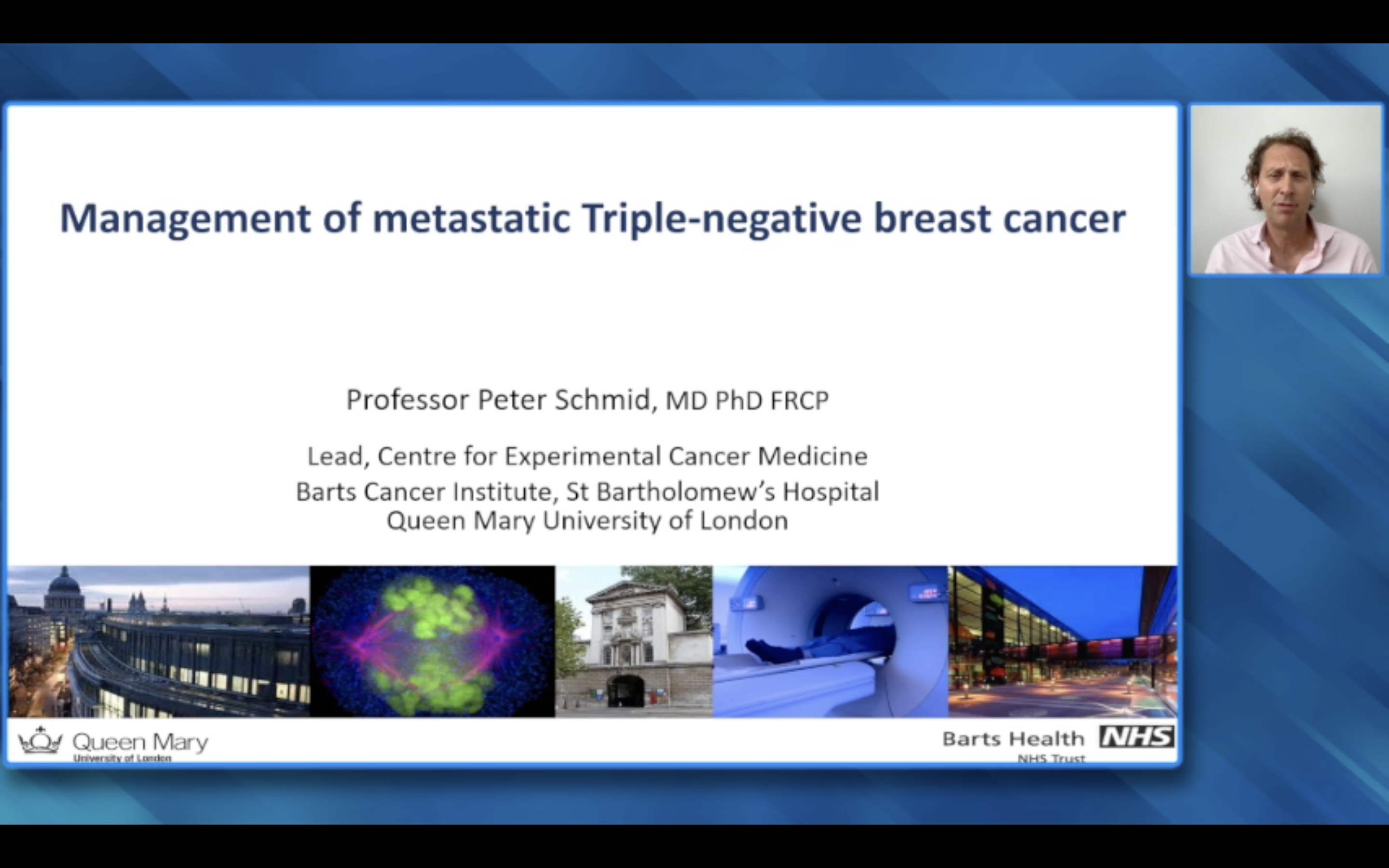 Metastatic BRCA-Negative, Triple-Negative Breast Cancer — An Interview with Prof Peter Schmid on Optimal Management (Companion Faculty Lecture)