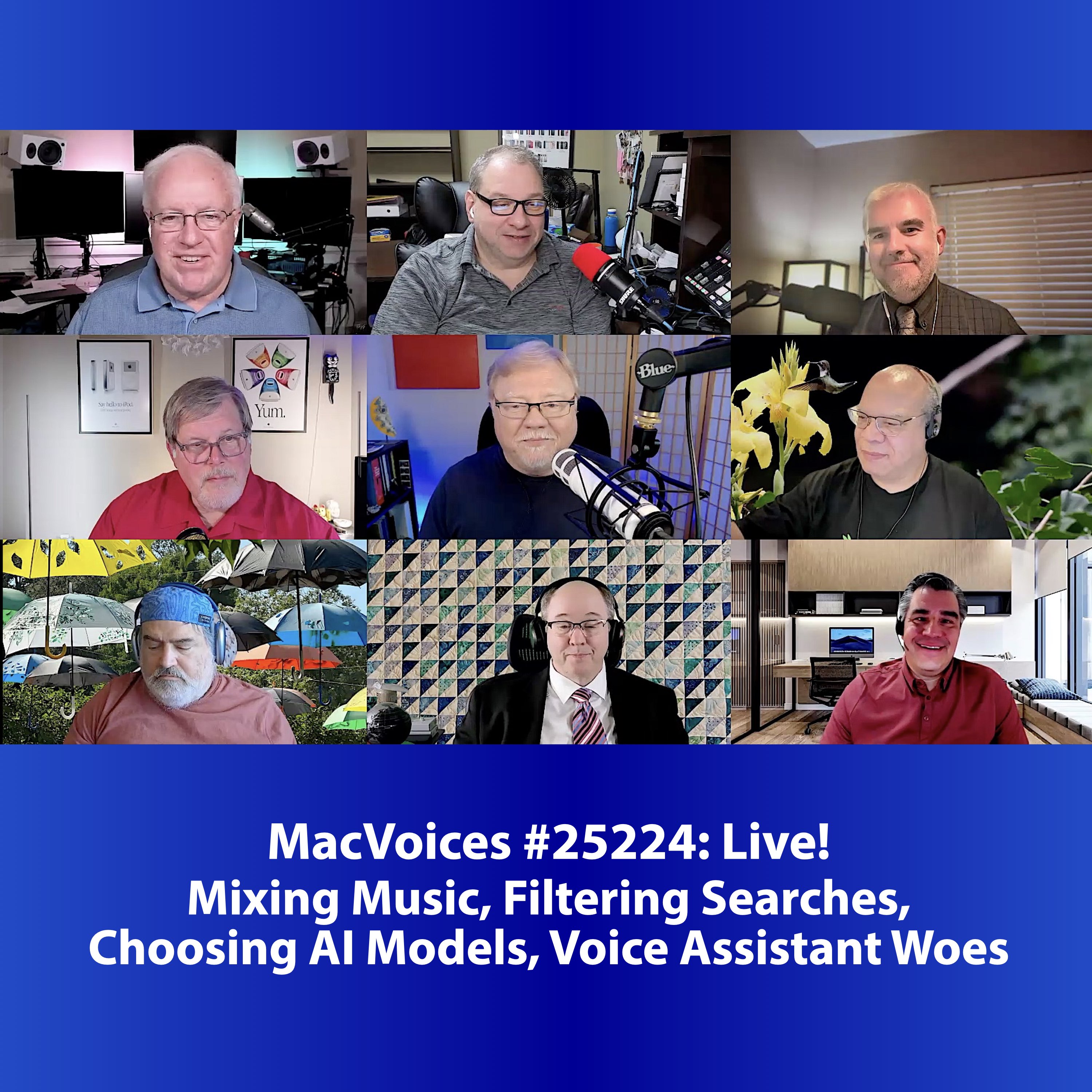 MacVoices #25224: Live! - Mixing Music, Filtering Searches, Choosing AI Models, Alexa Plus Woes