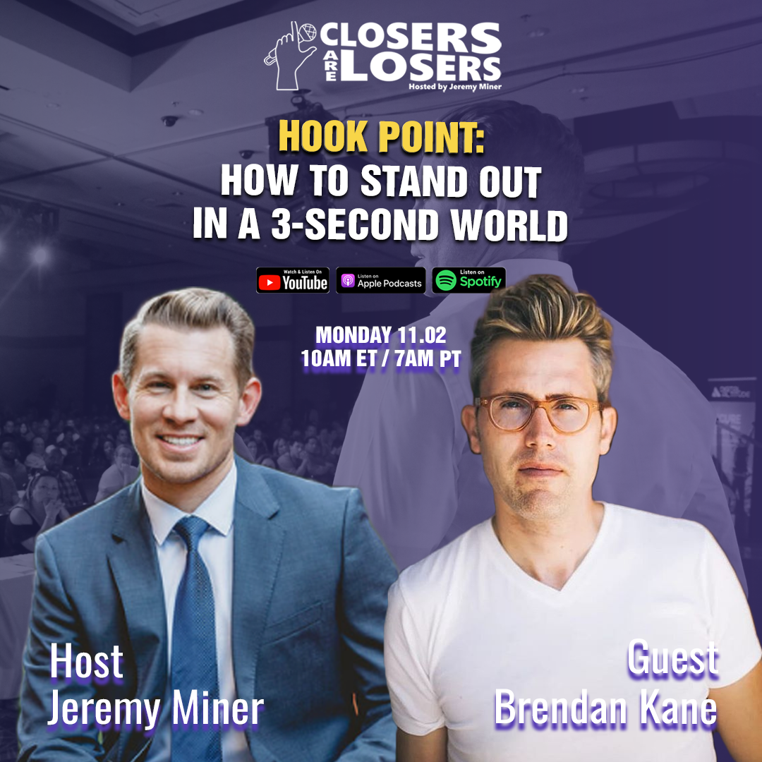 Hook Point: How to Stand Out in a 3-Second World - with Brendan Kane