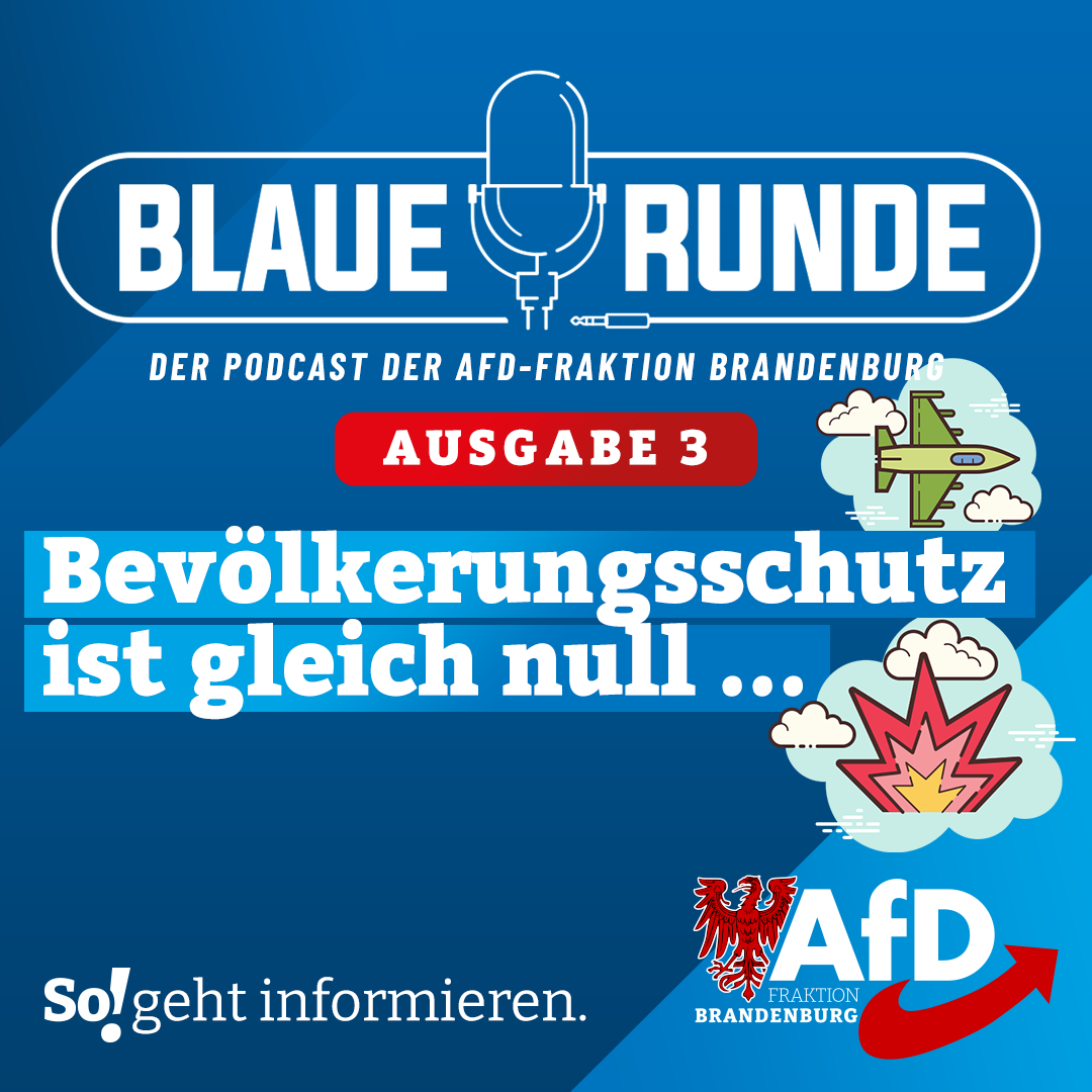 Die Blaue Runde - der Podcast der AfD-Fraktion Brandenburg