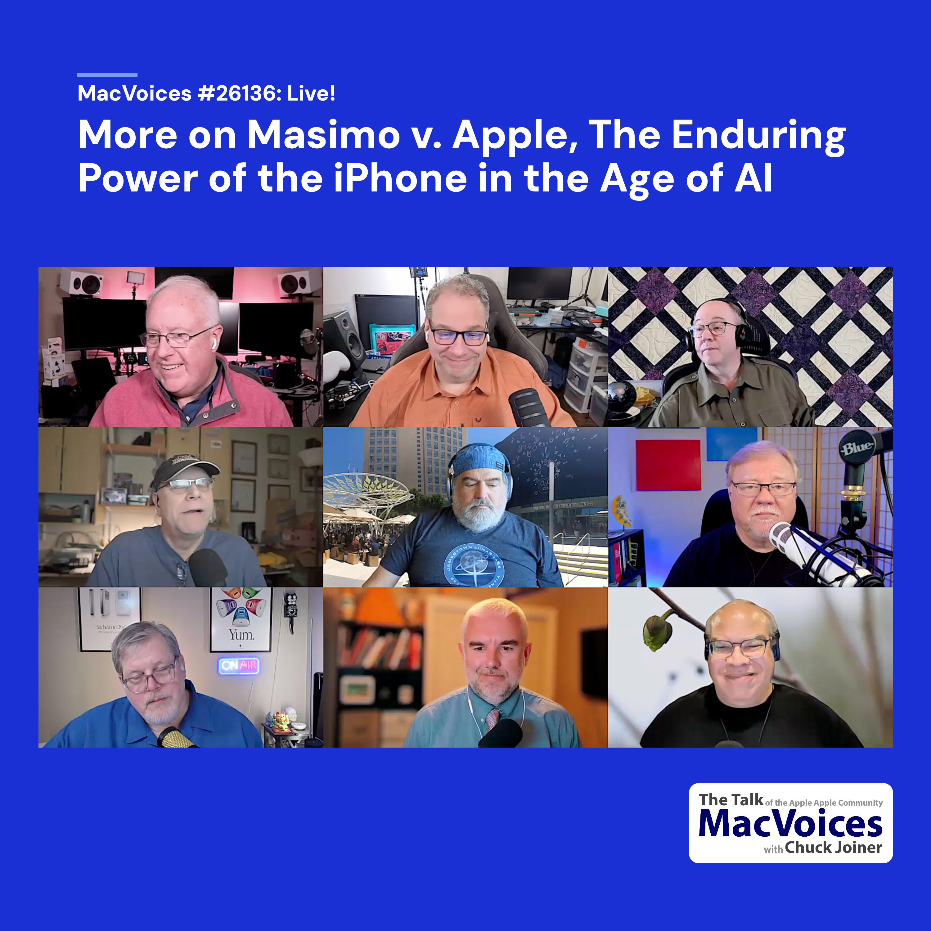 MacVoices #26136: Live! - More on Masimo v. Apple, The Enduring Power of the iPhone in the Age of AI