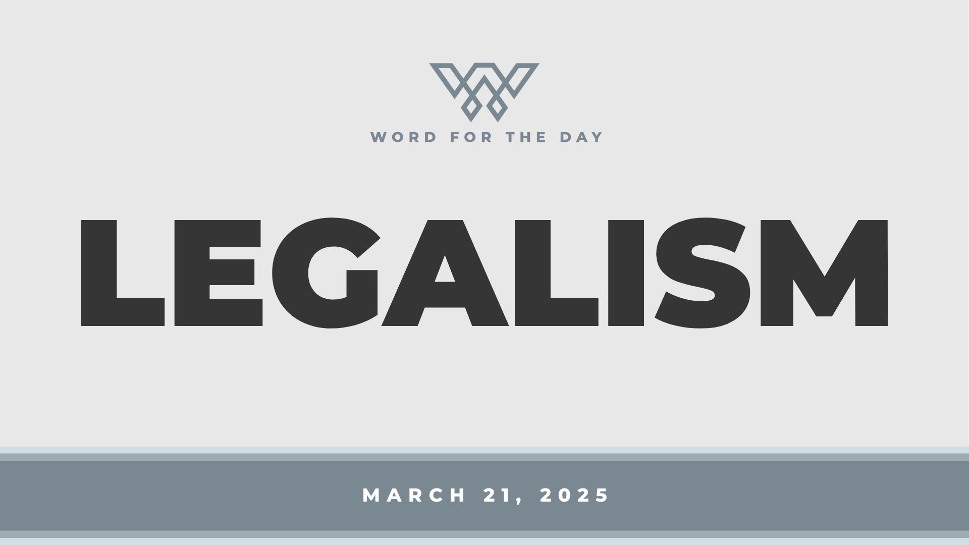 Legalism