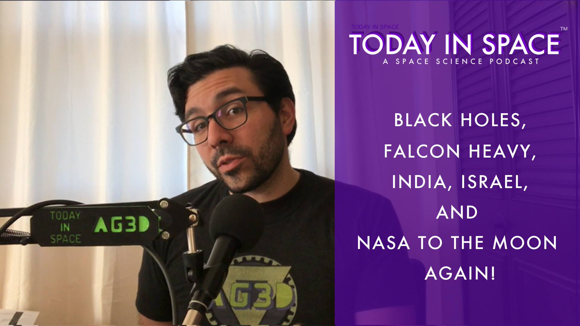 Black Holes, Falcon Heavy, India, Israel, and NASA to the Moon Again!