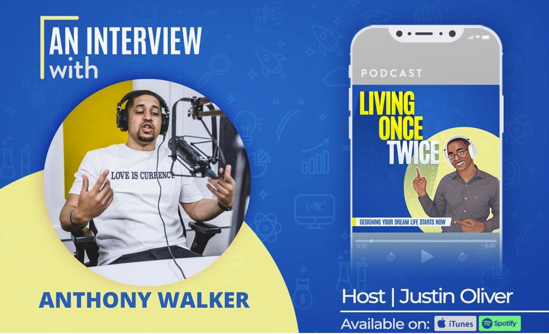 Living Once Twice Ep 26 - Leveling Up Your Money Mindset w Anthony Walker