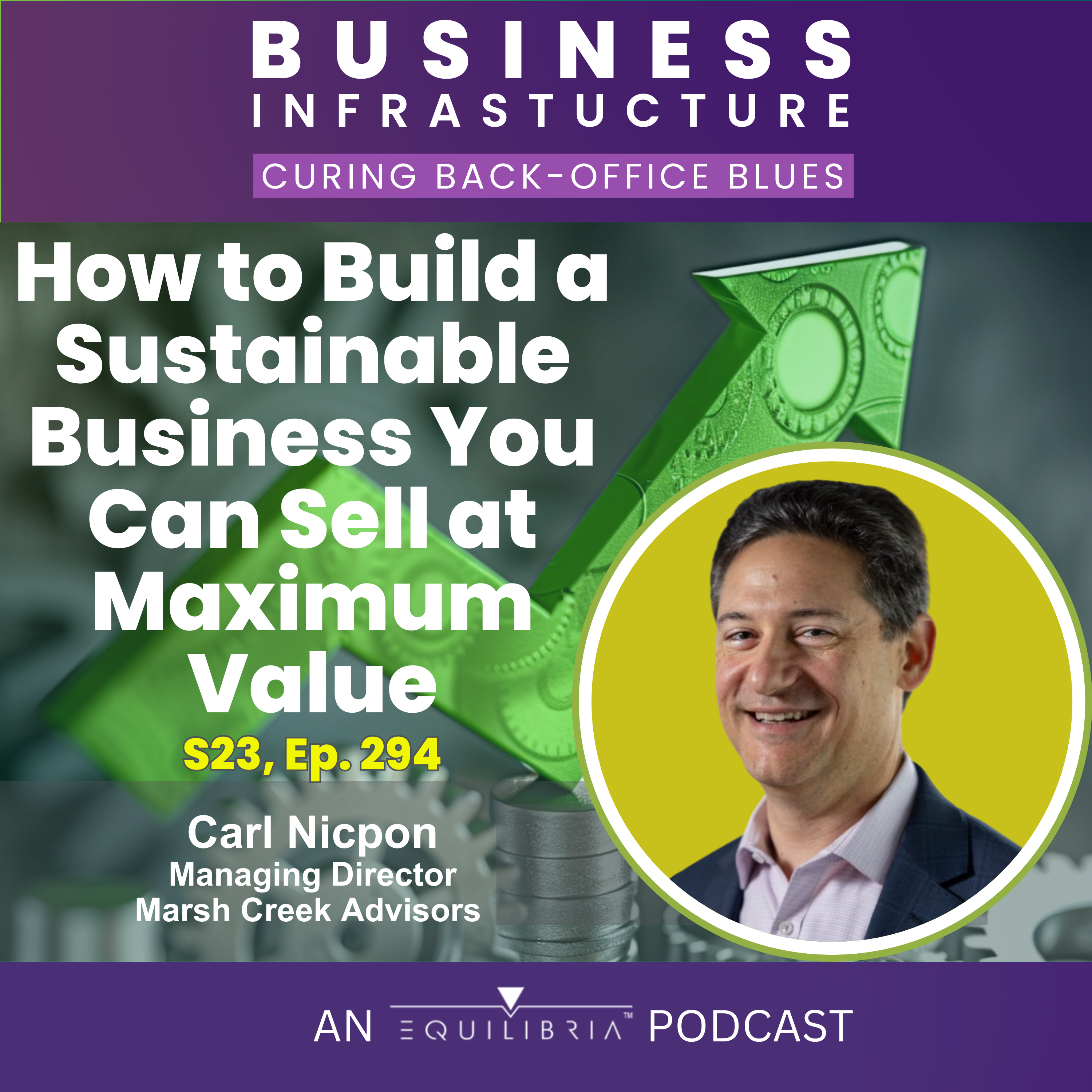 294: Carl Nicpon Explains How to Build a Sustainable Business You Can Sell at Maximum Value