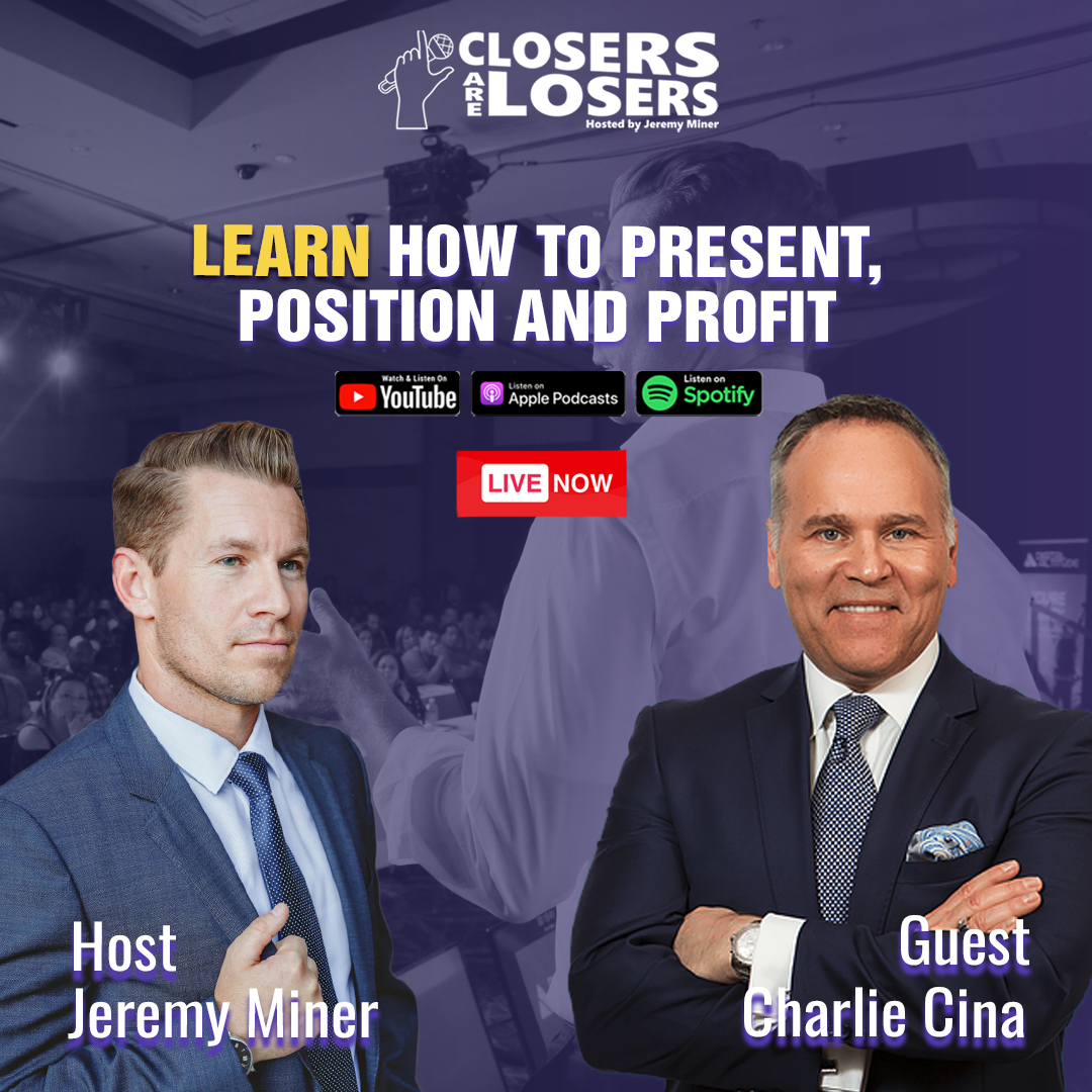 Learn How to Present, Position and Profit with Charlie Cina