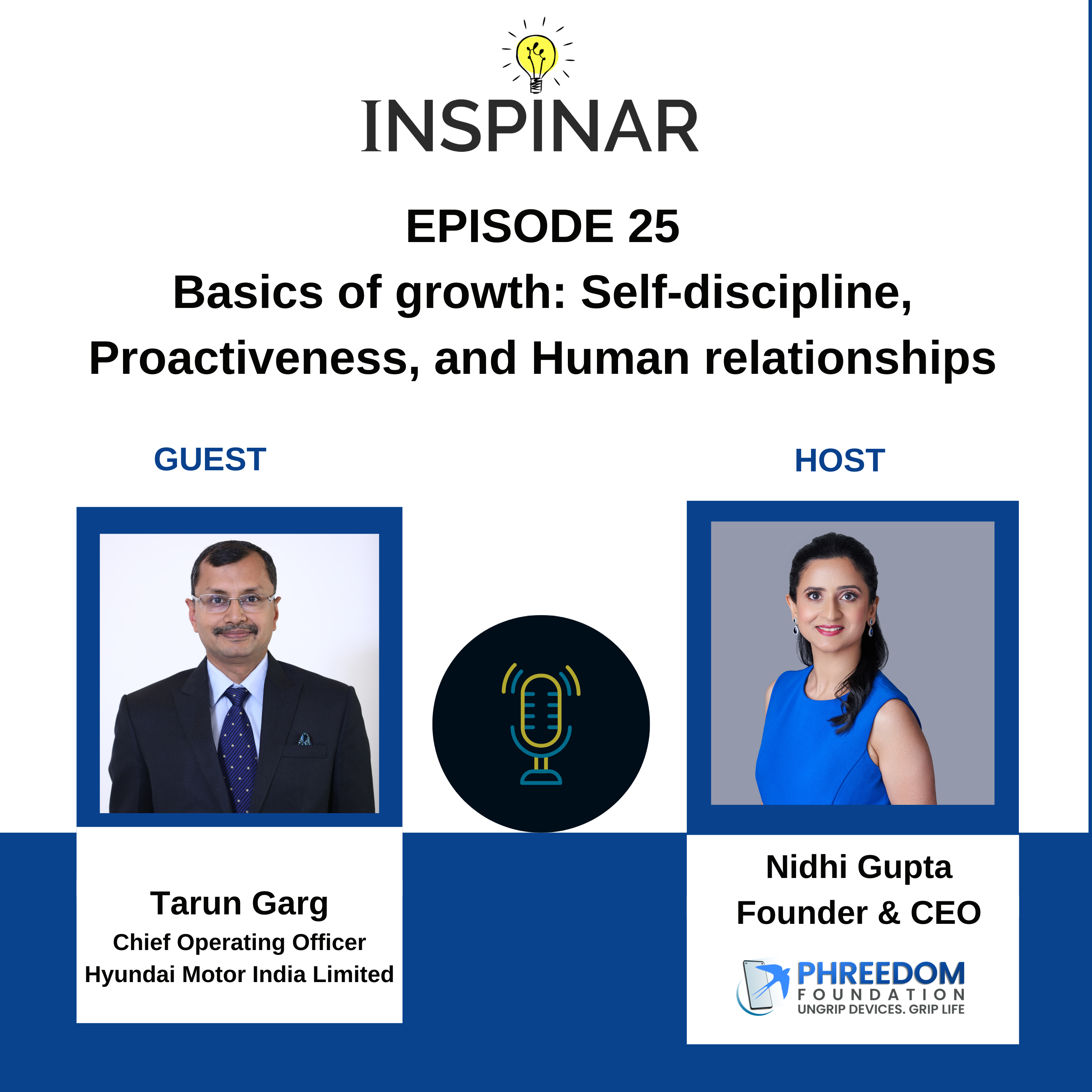 Basics of growth: Self-discipline, Proactiveness, and Human relationships