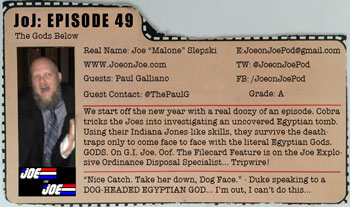 G.I. Joe Ep 49: The Gods Below w/ Paul Galliano episode artwork