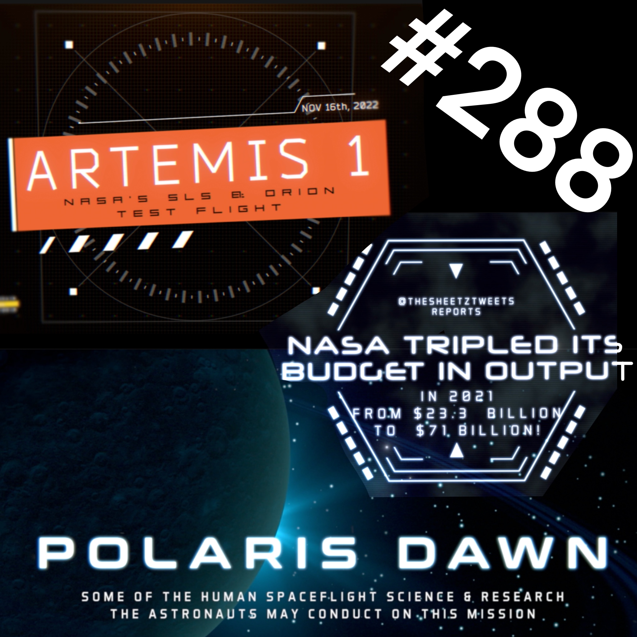 NASA's Artemis 1 after Hurricane Nicole, SpaceX Polaris Program Science & Research, and GIVEAWAY results!