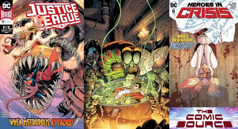 Spotlight Friday | Heroes in Crisis #6, Justice League #19 & Shazam #3