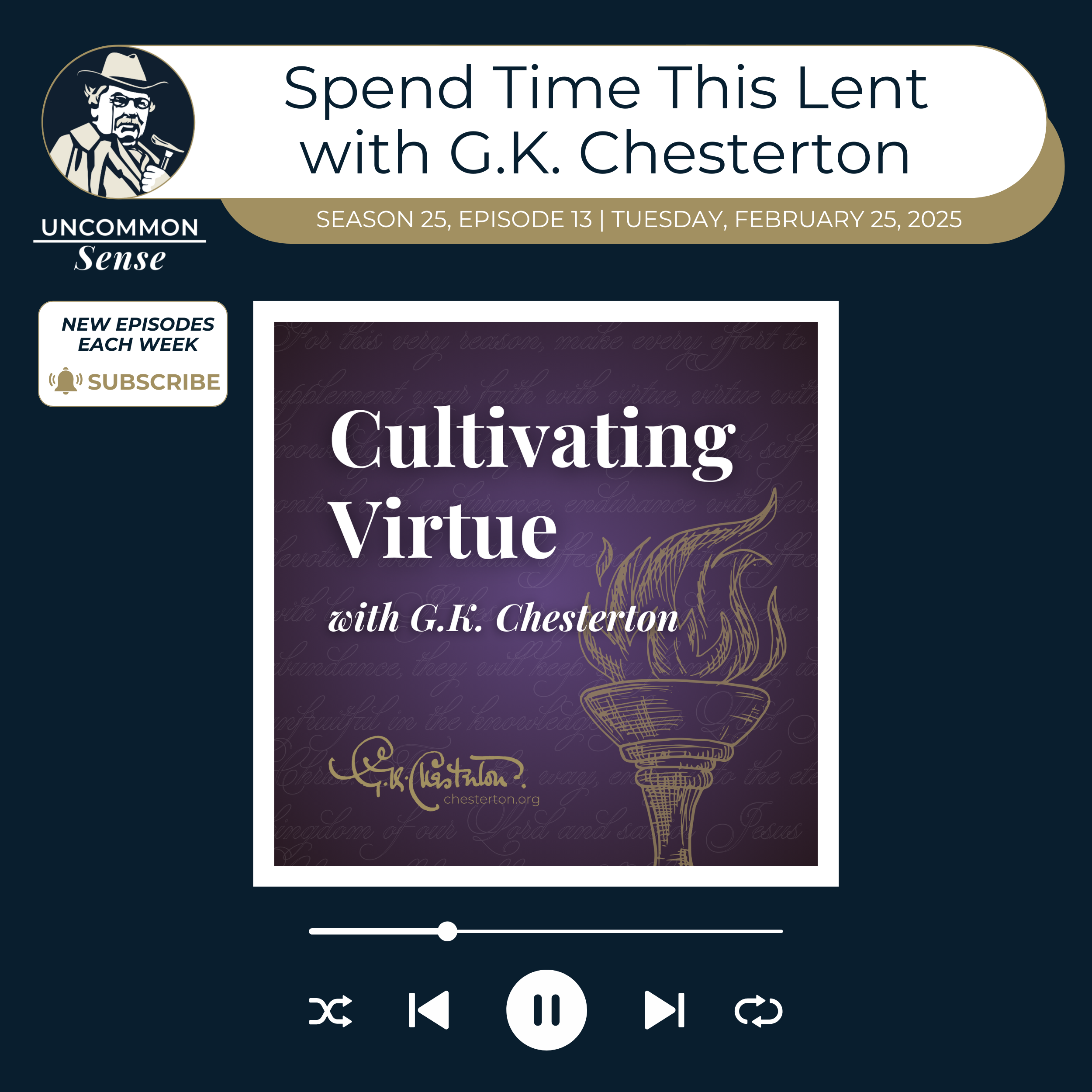 Grow in Virtue this Lent with G.K. Chesterton!