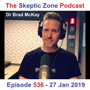 The Skeptic Zone #536 - 27.January.2019
