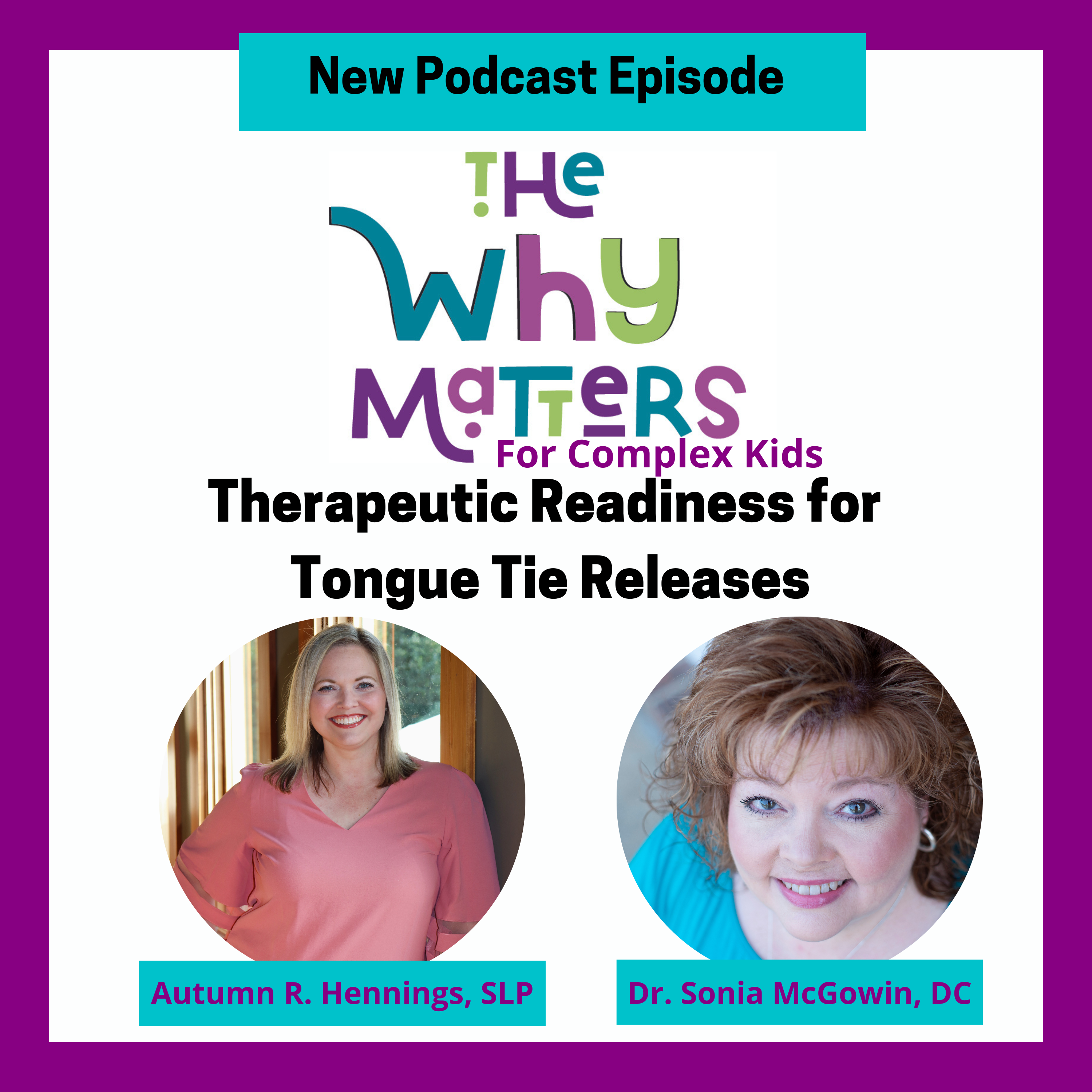 The WHY Matters with Dr Sonia McGowin