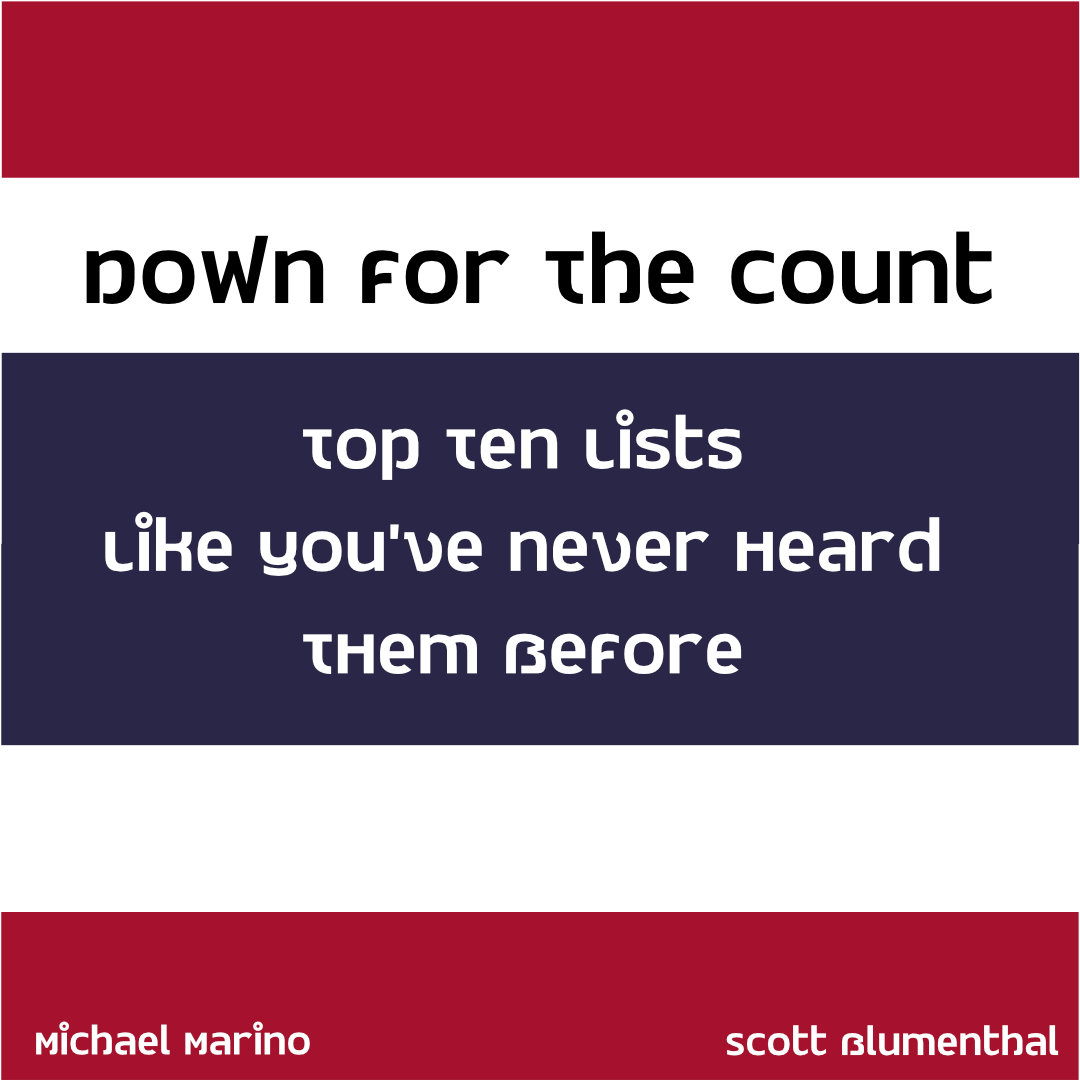 Down for the Count: Top Ten Lists for Everything