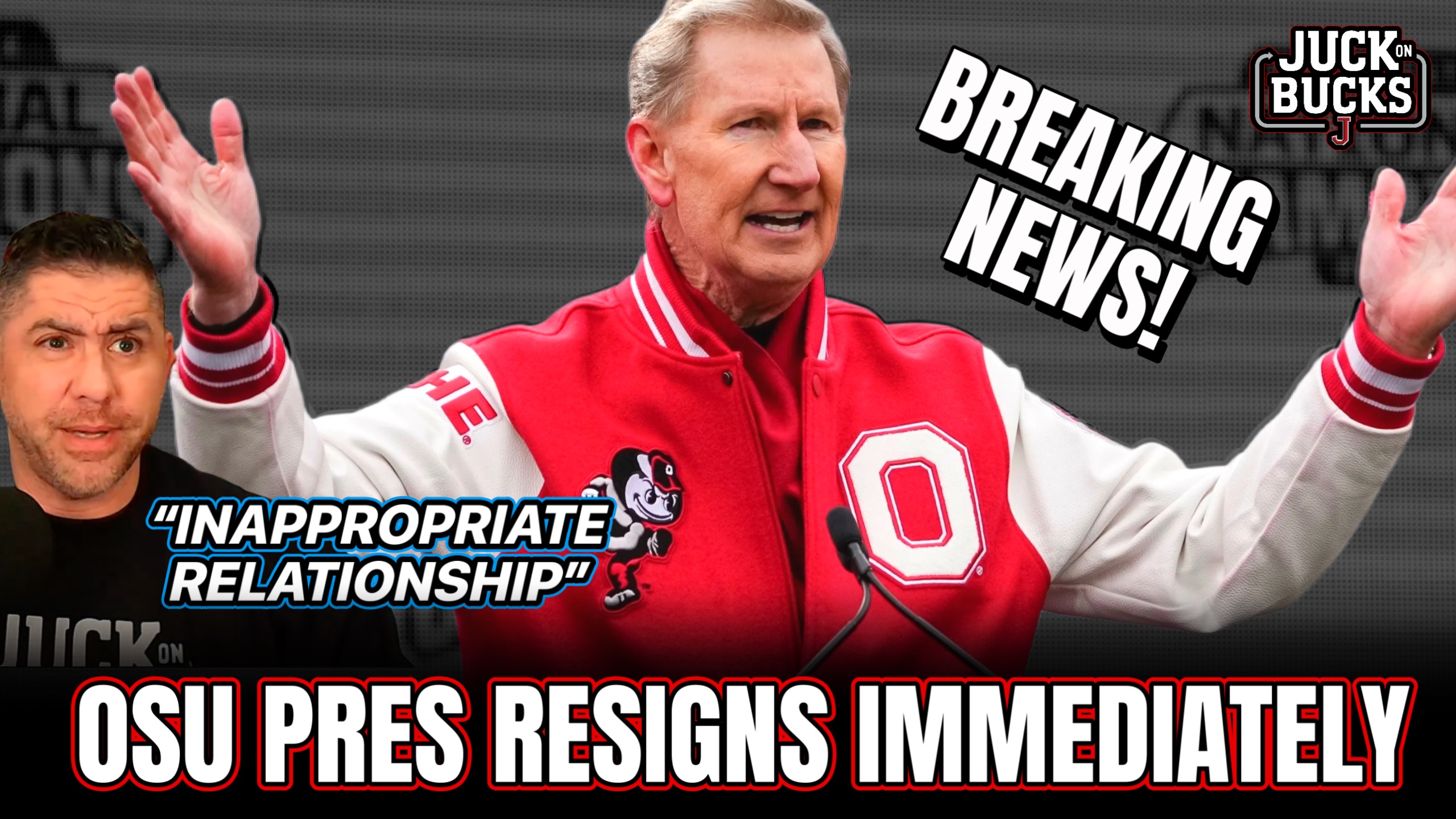 Ohio State President Resigns suddenly over inappropriate relationship
