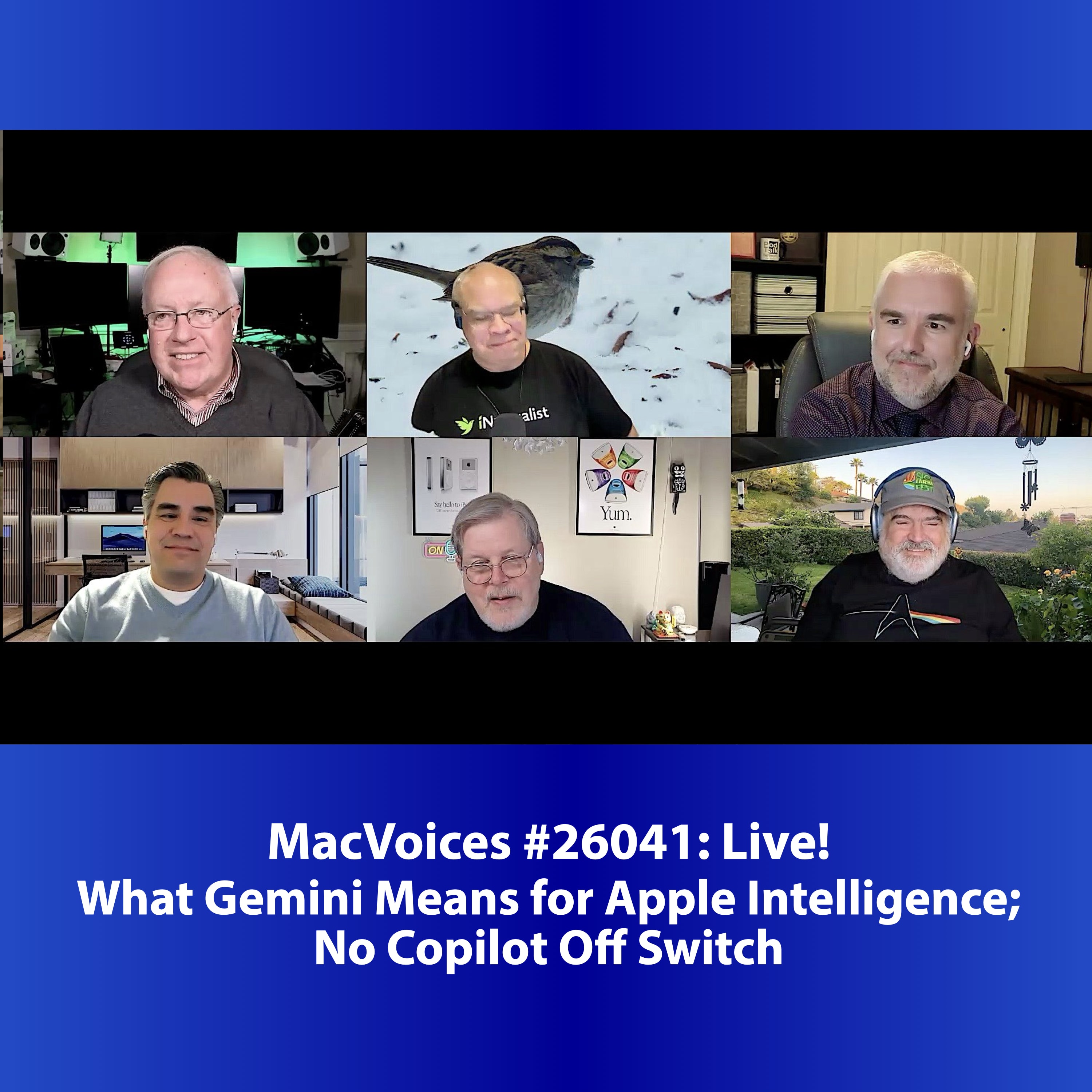 MacVoices #26041: Live! - What Gemini Means for Apple Intelligence; No Copilot Off Switch