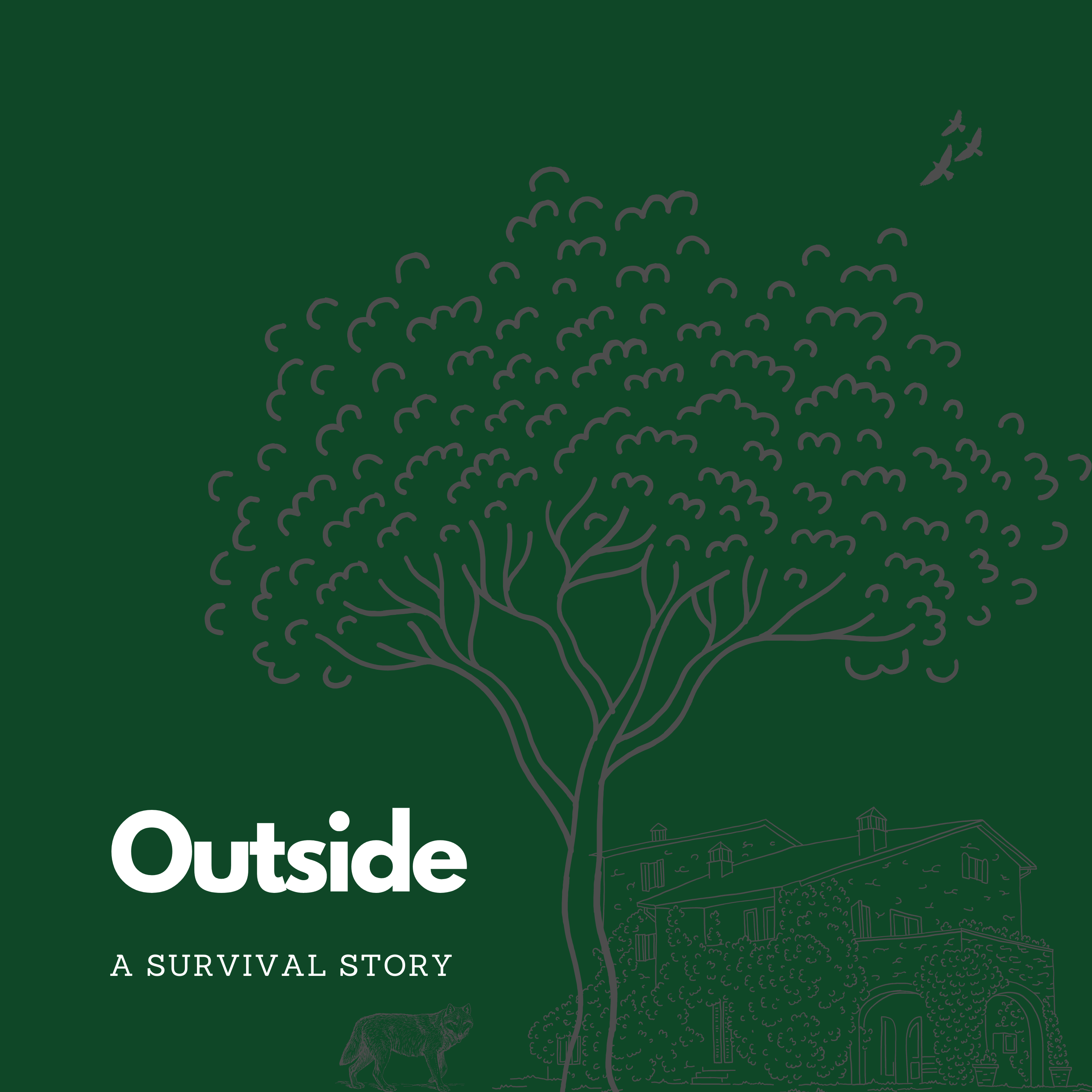 Outside
