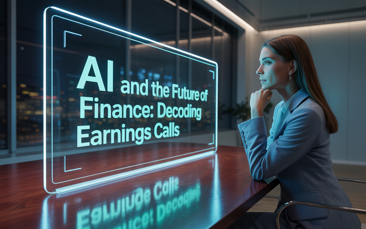 AI and the Future of Finance: Decoding Earnings Calls