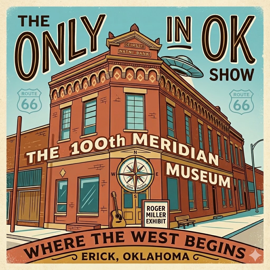 The 100th Meridian Museum on Route 66: Where the West Begins in Erick, OK