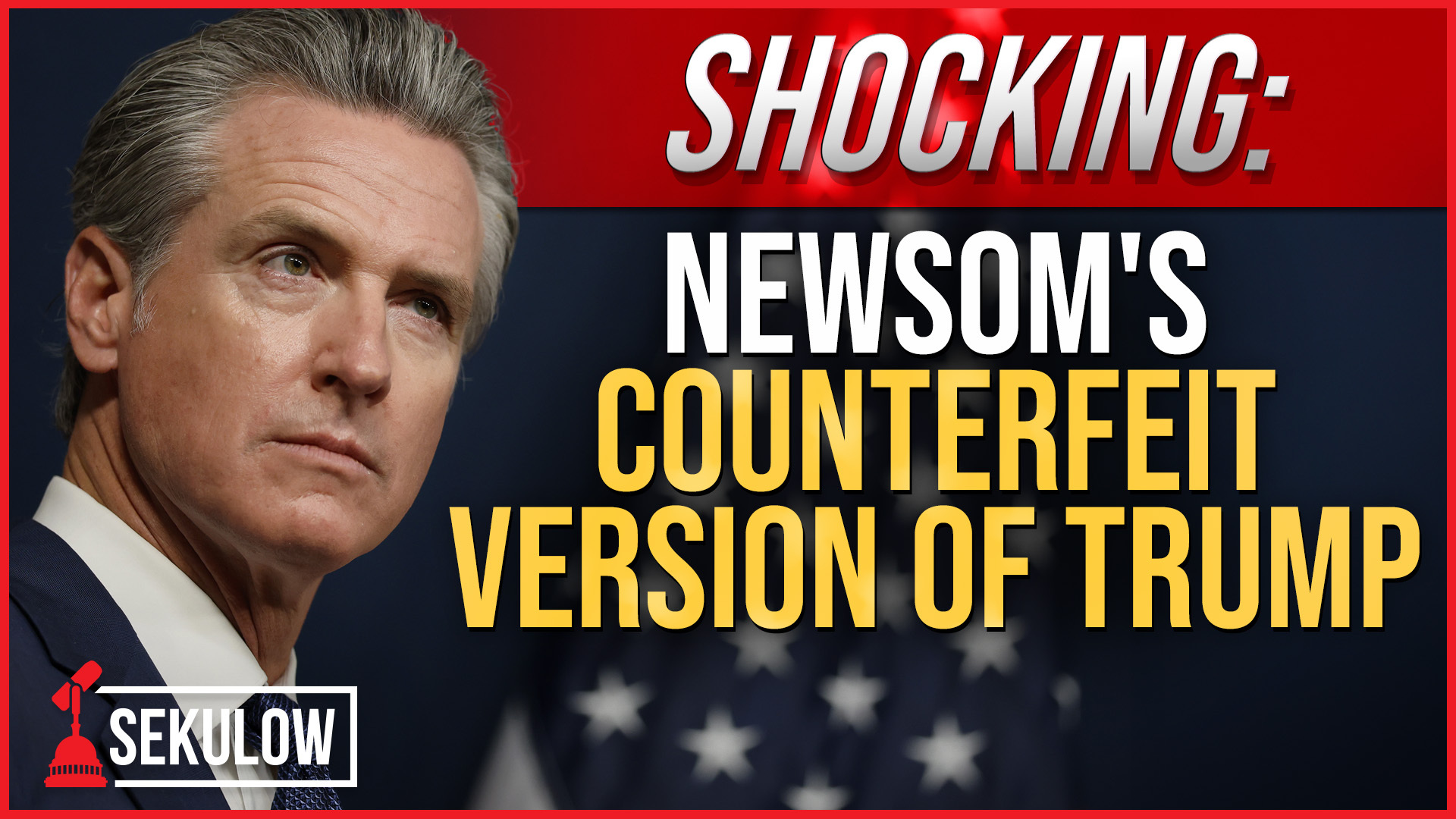 SHOCKING: Newsom’s Counterfeit Version of Trump
