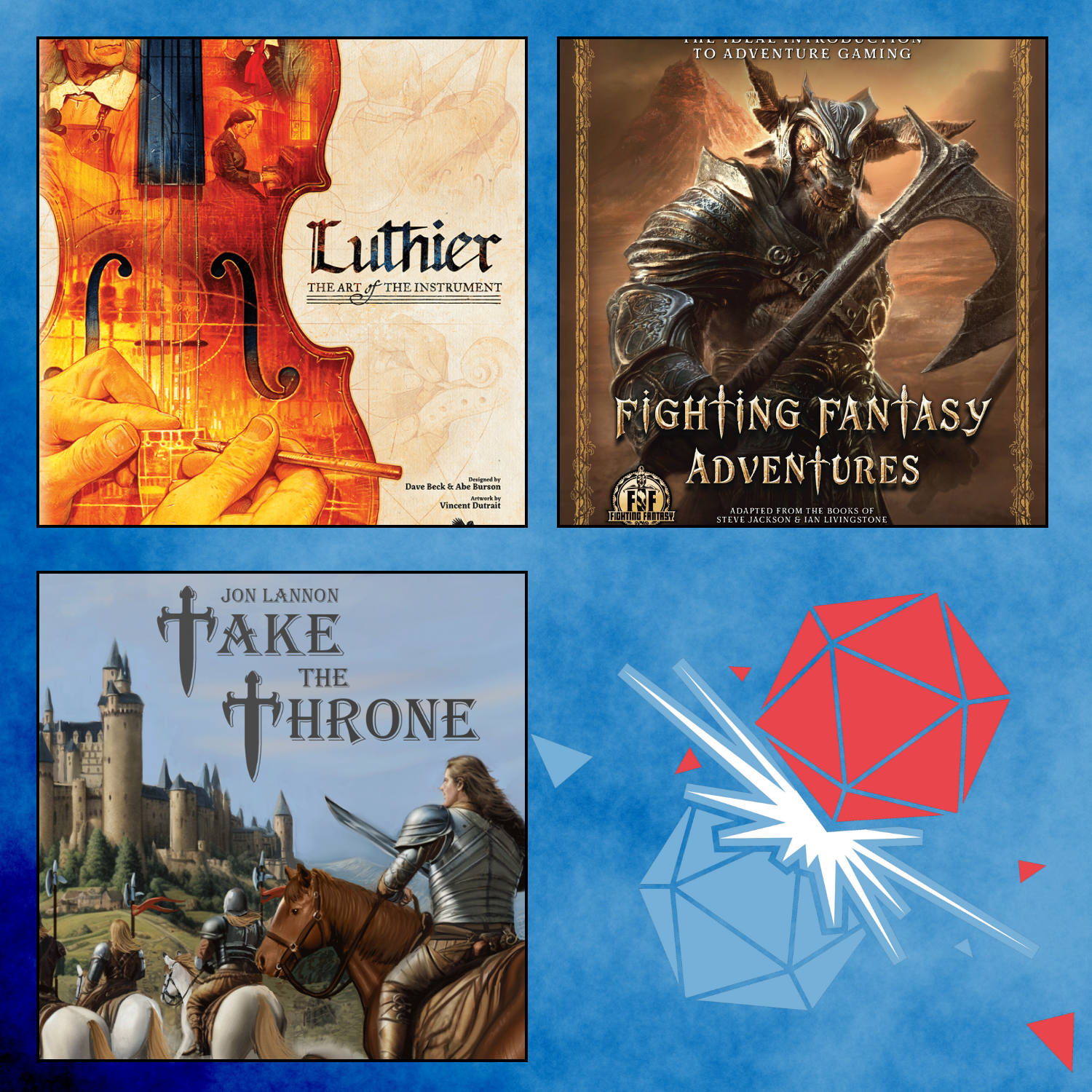 Episode 170 - Fighting Fantasy Adventures, Luthier, Take the Throne