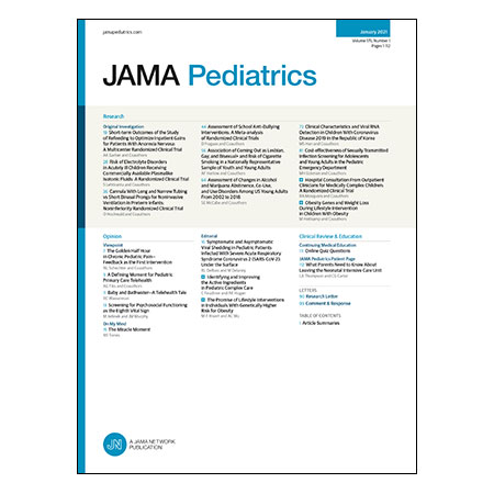 JAMA Pediatrics Editors\' Summary