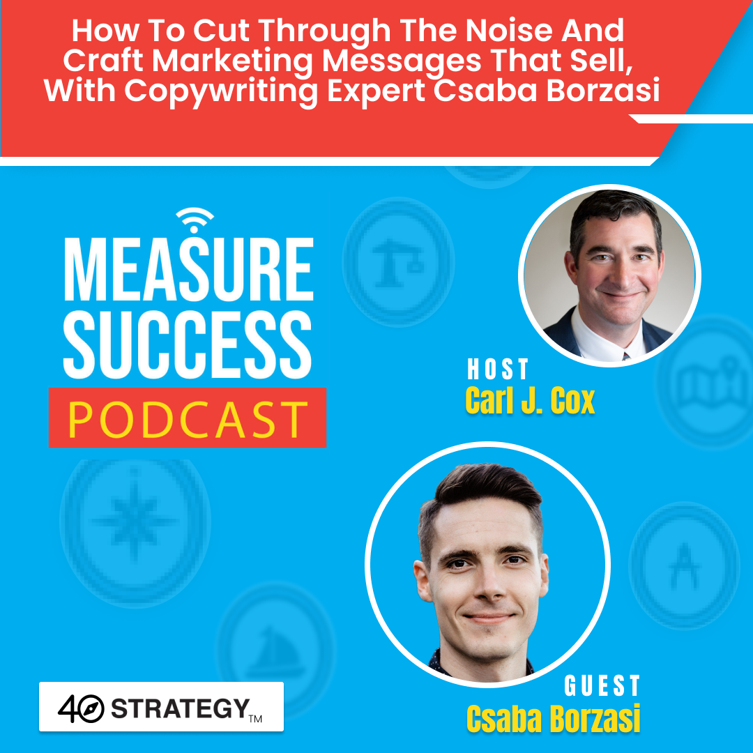 cover of episode How to cut through the noise and craft marketing messages that sell, with copywriting expert Csaba Borzasi
