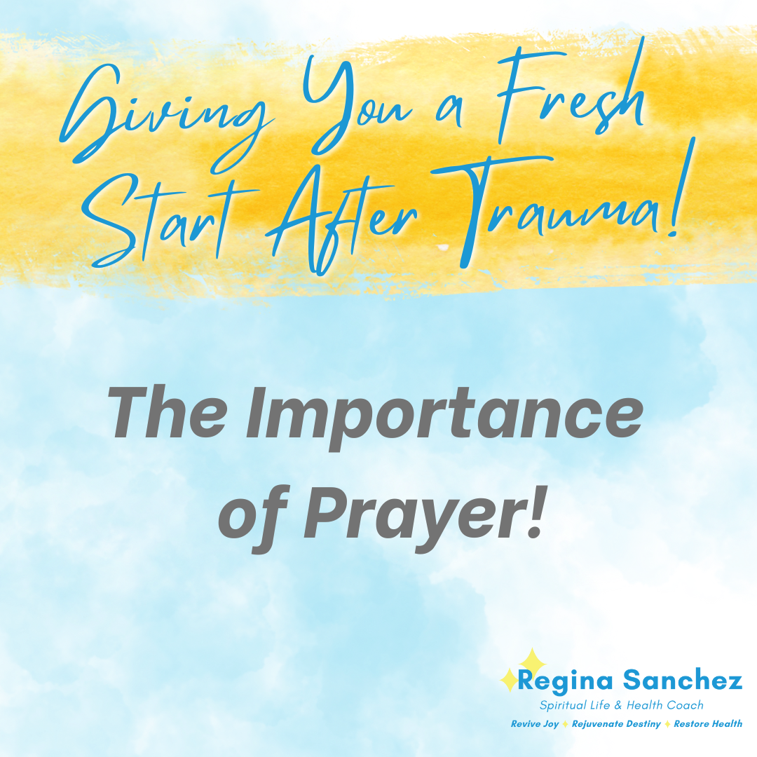 Giving You a Fresh Start After Trauma! Walk in Peace & Joy! Be Free Emotionally!