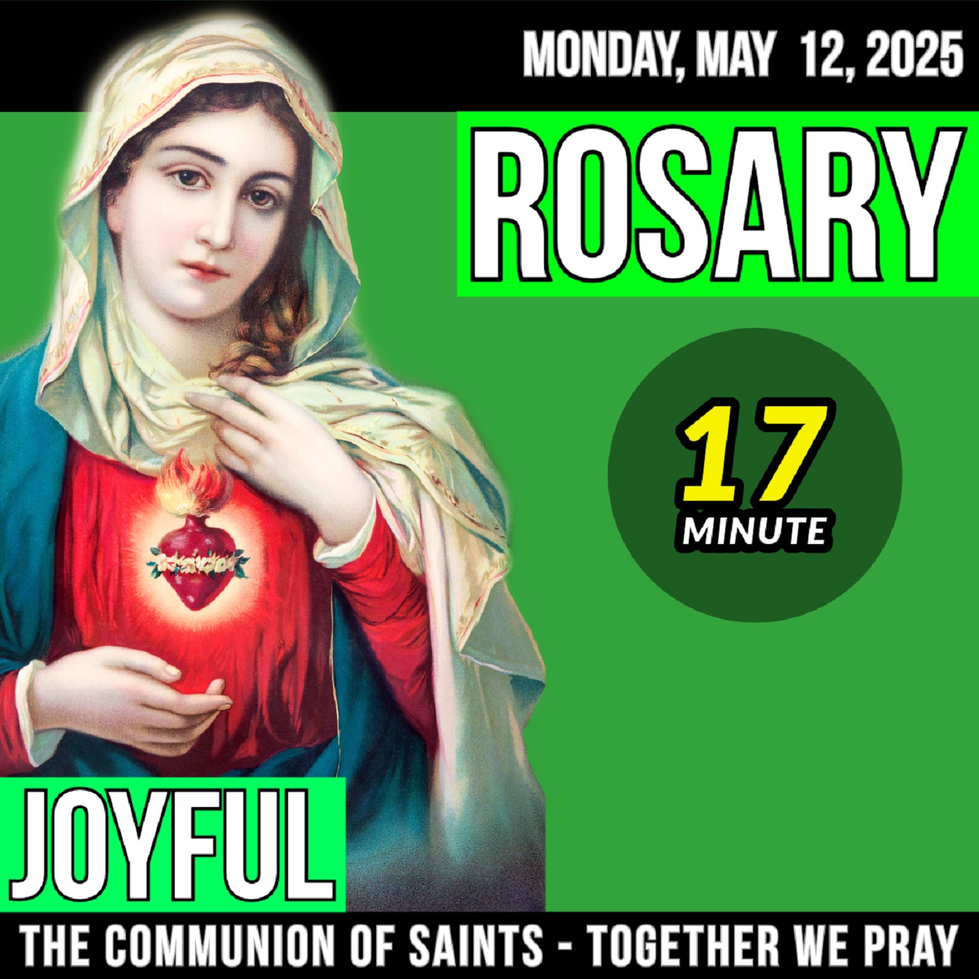 LISTEN - ROSARY MONDAY - Theme: HEARTS ABLAZE